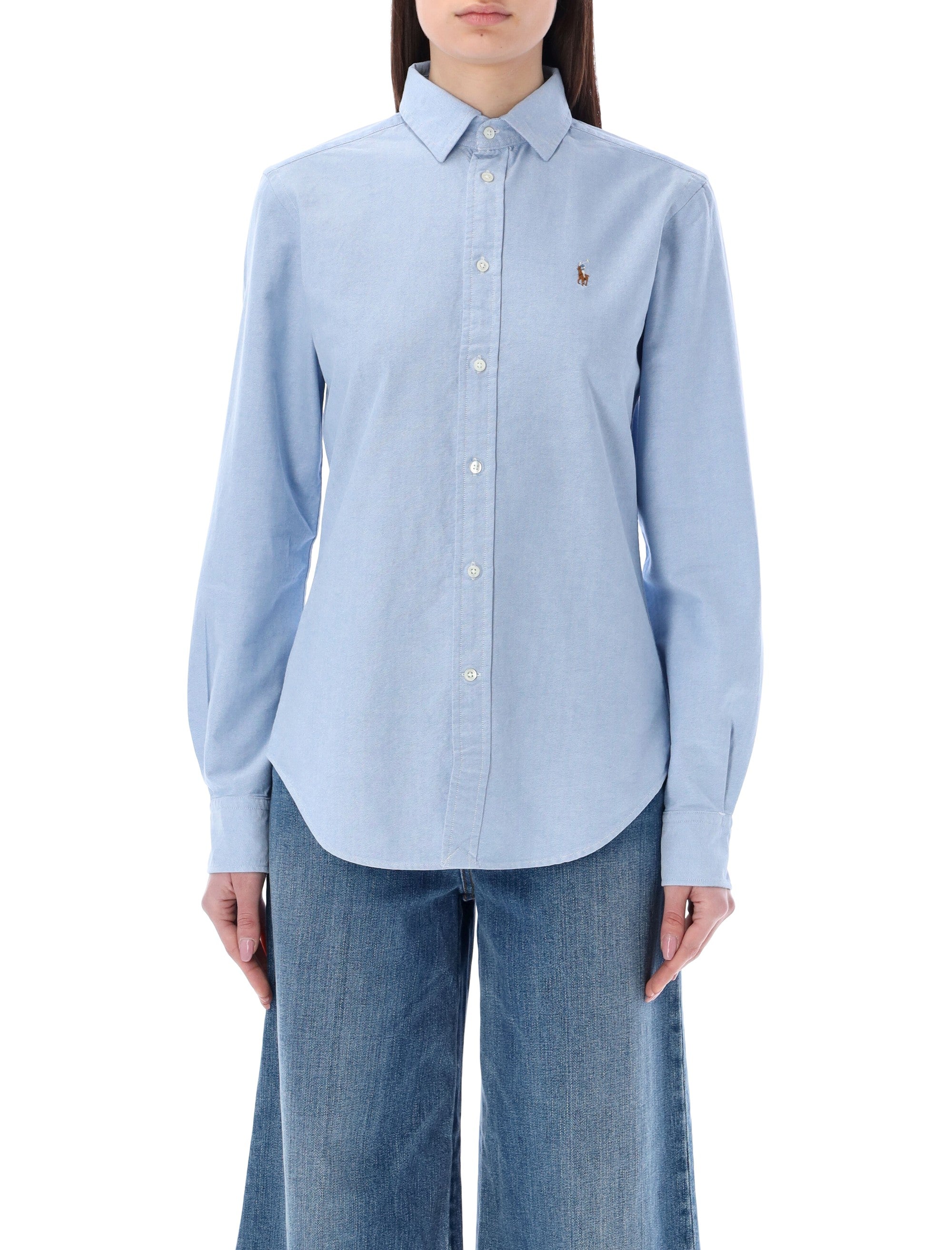Polo Ralph Lauren classic-fit Oxford cotton shirt Bsr Light Blue