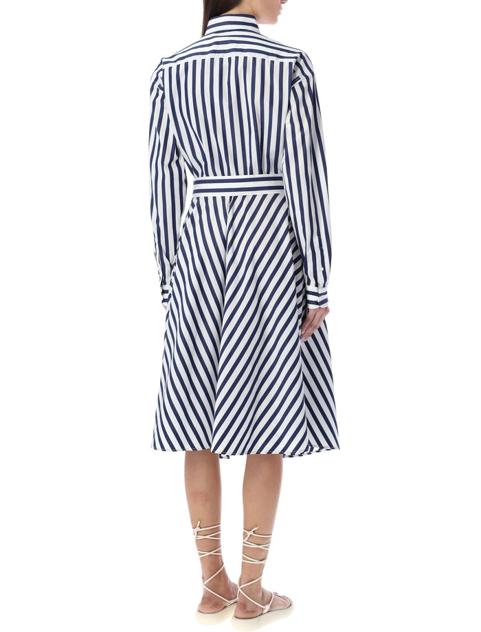 Polo Ralph Lauren striped cotton belted shirtdress Navy White Stripe Dress