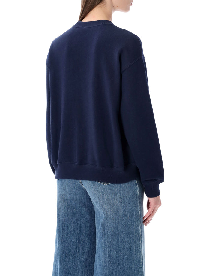 Polo Ralph Lauren cotton fleece crewneck sweatshirt Cruise Navy