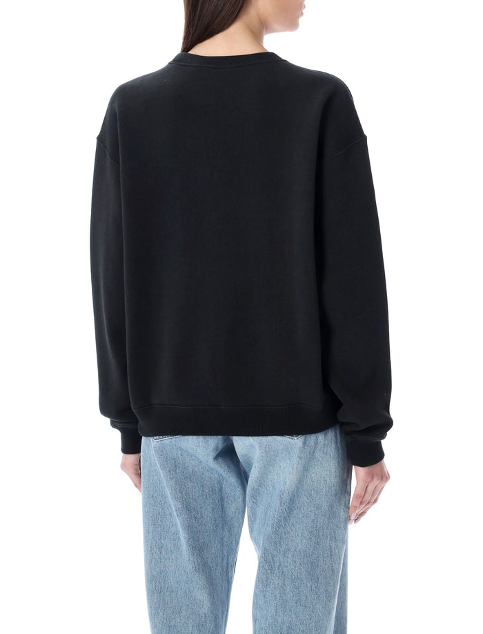 Polo Ralph Lauren Cotton Fleece Crewneck Sweatshirt Black