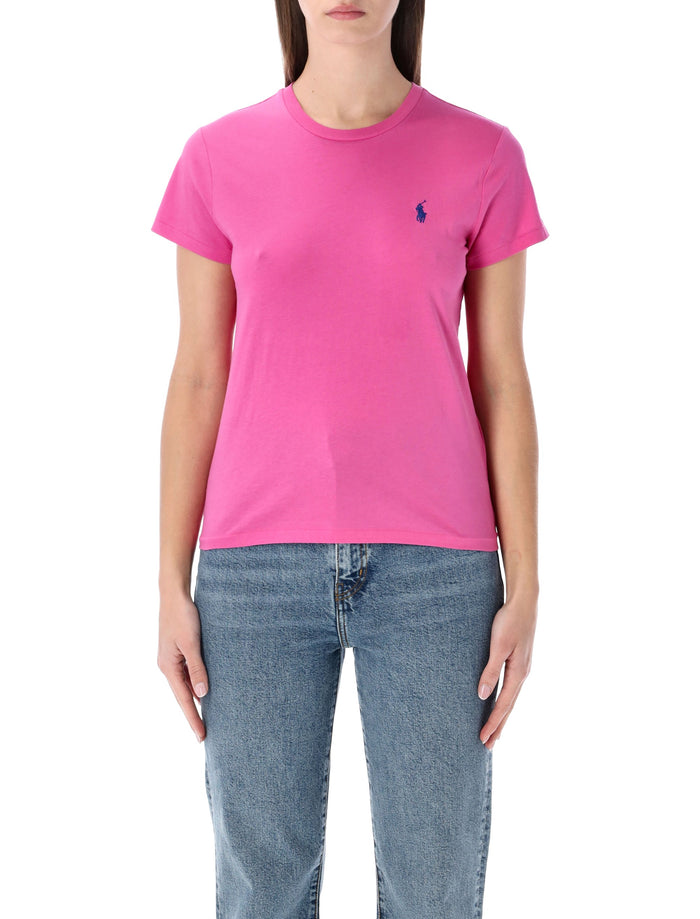 Polo Ralph Lauren classic cotton crewneck tee Accent Pink T-shirt