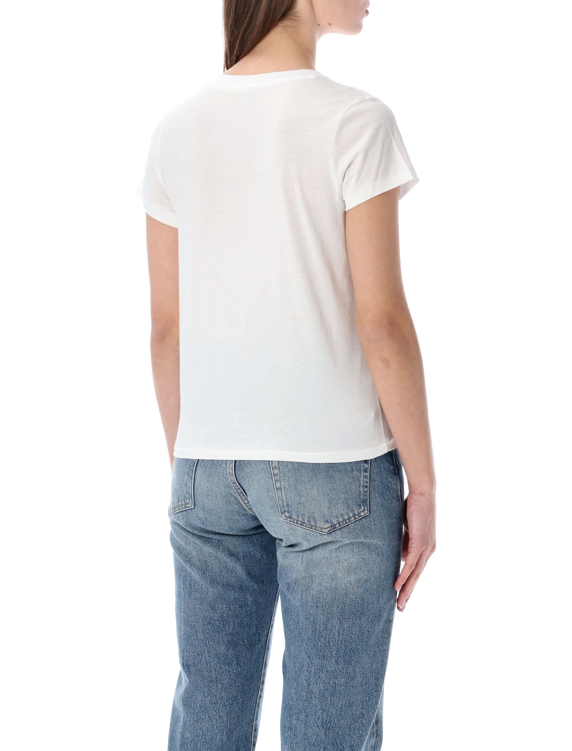 Polo Ralph Lauren cotton jersey V-neck T-shirt White