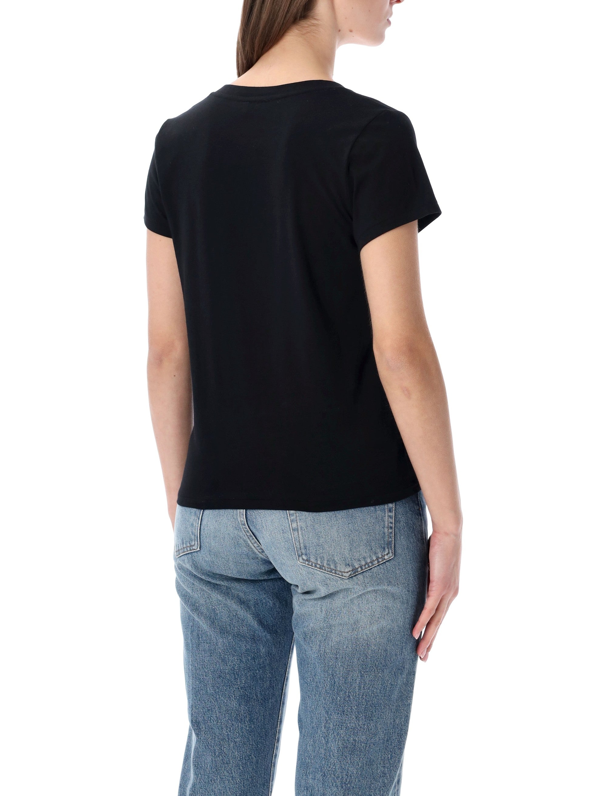 Polo Ralph Lauren cotton jersey V-neck T-shirt Black