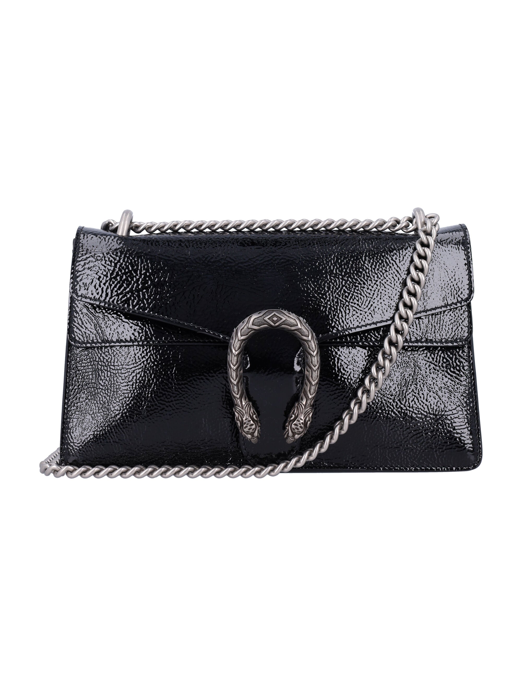 Dionysus medium shoulder bag Black Calf Skin