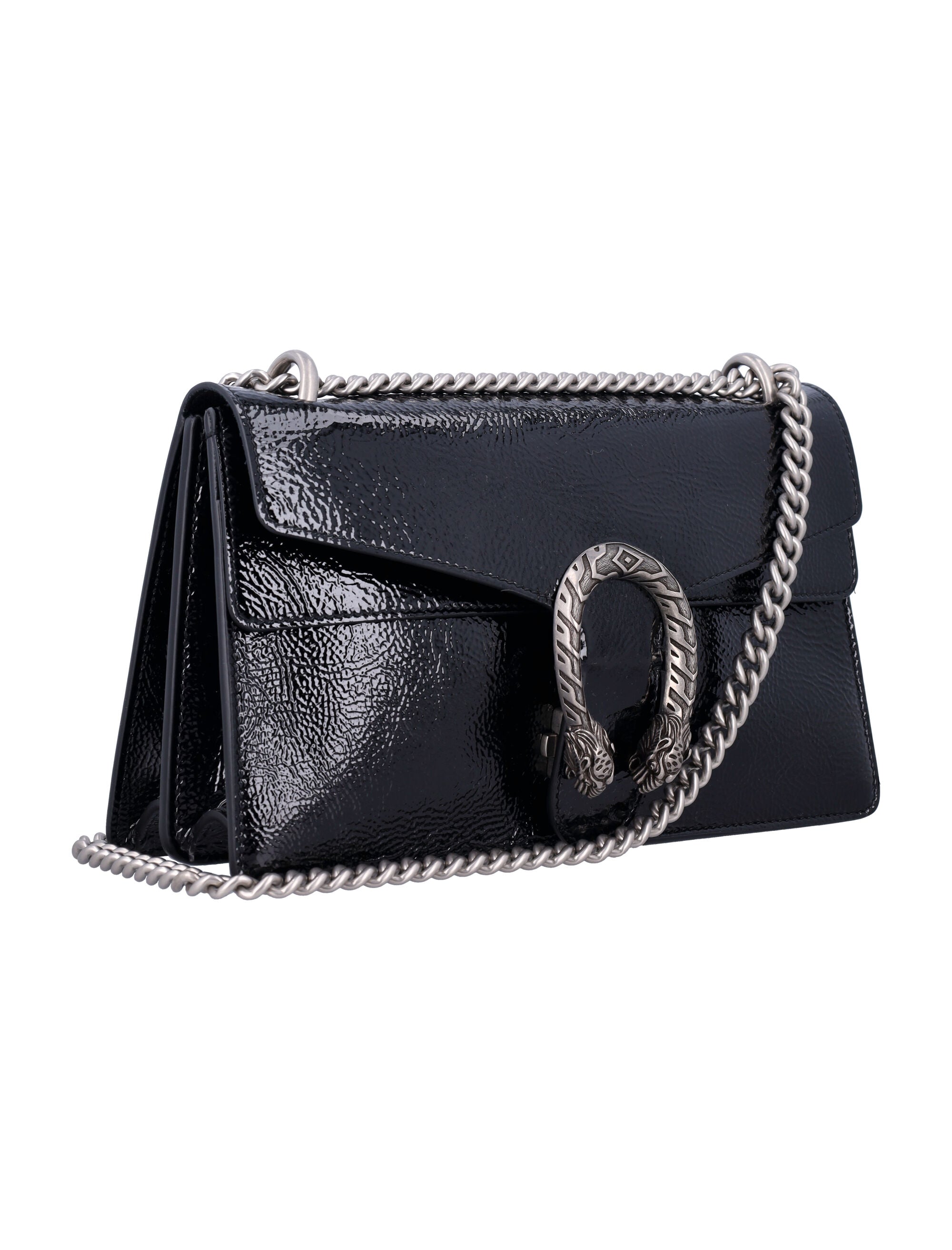 Dionysus medium shoulder bag Black Calf Skin