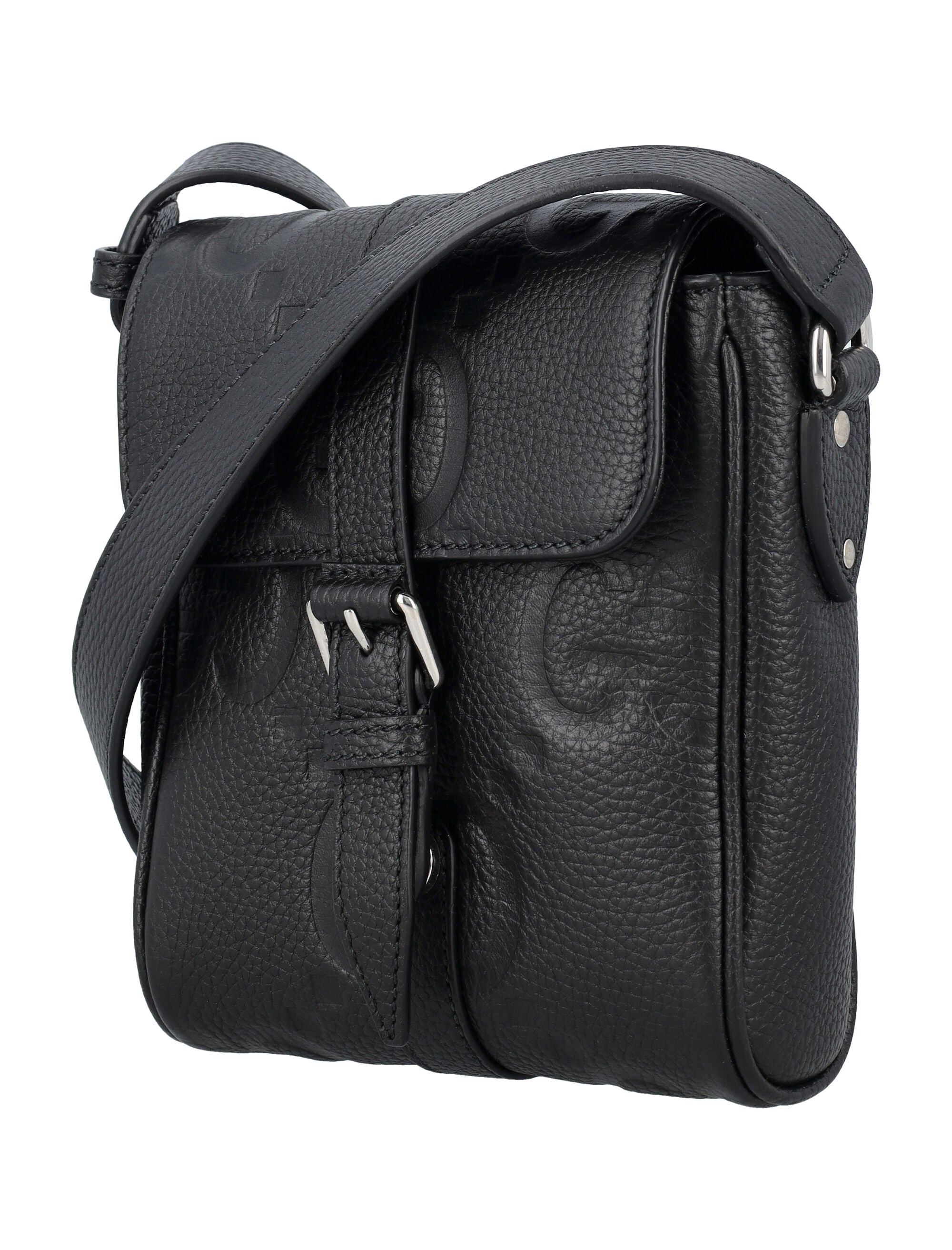 GG Jumbo messenger bag Black/black Calf Skin Shoulder