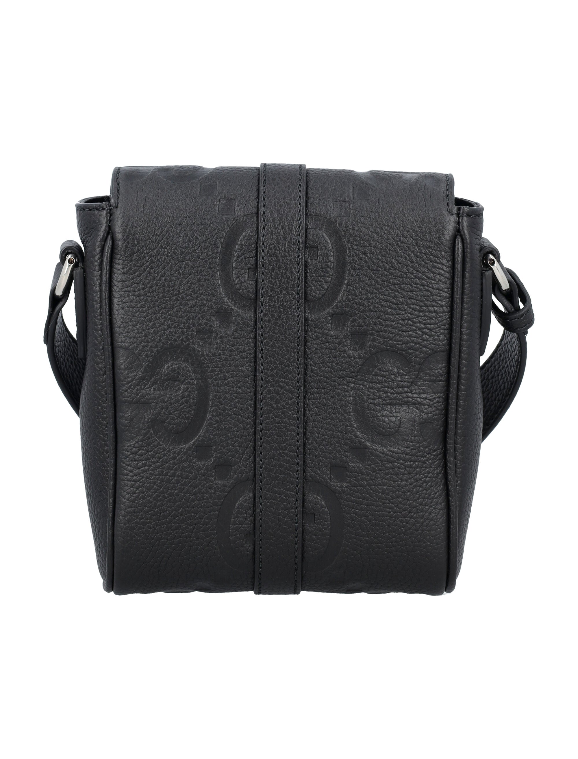 GG Jumbo messenger bag Black/black Calf Skin Shoulder