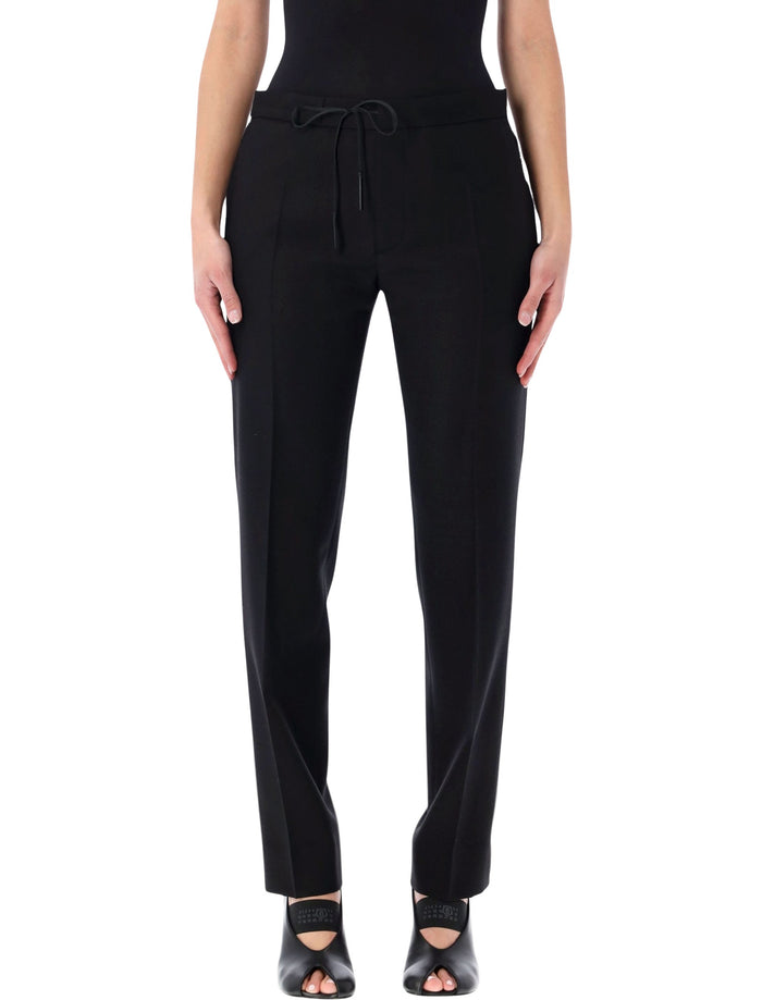 Maison Margiela black formal drawstring trousers Virgin Wool Pant