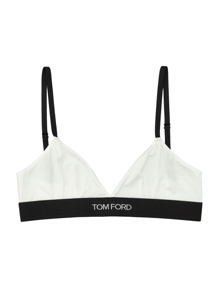 Tom Ford Signature Modal Bra White