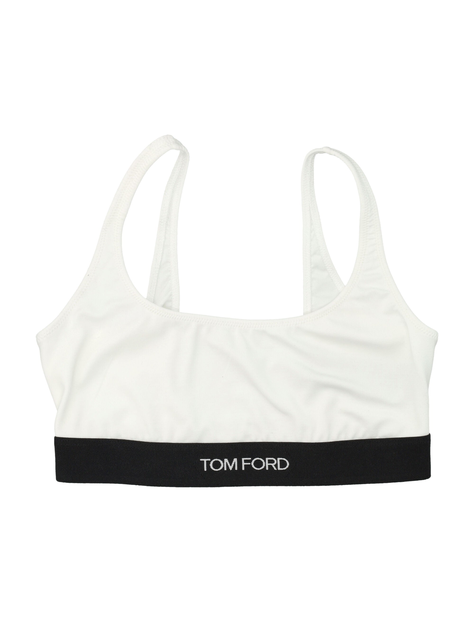 Tom Ford Signature Modal Bralette White Bra