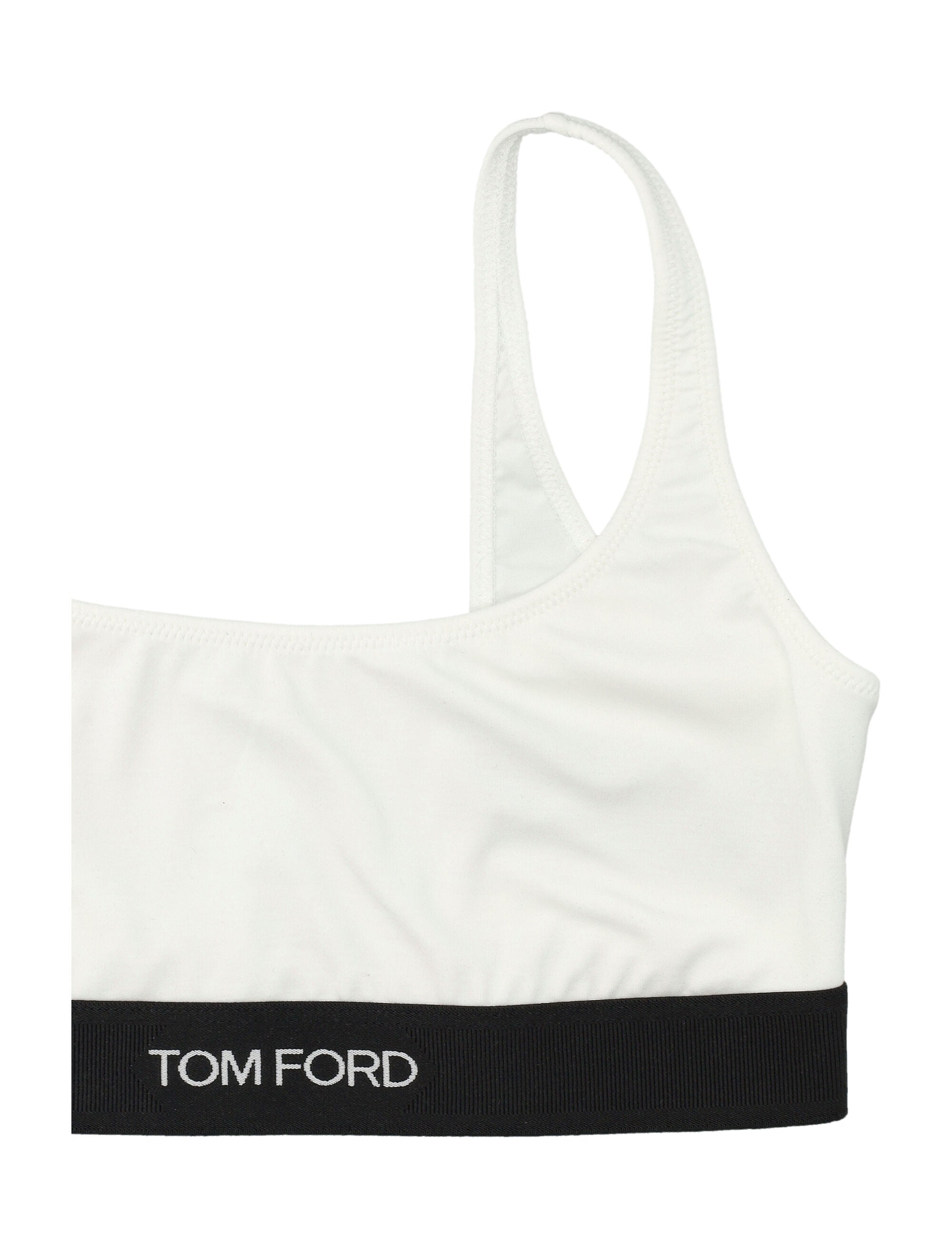 Tom Ford Signature Modal Bralette White Bra