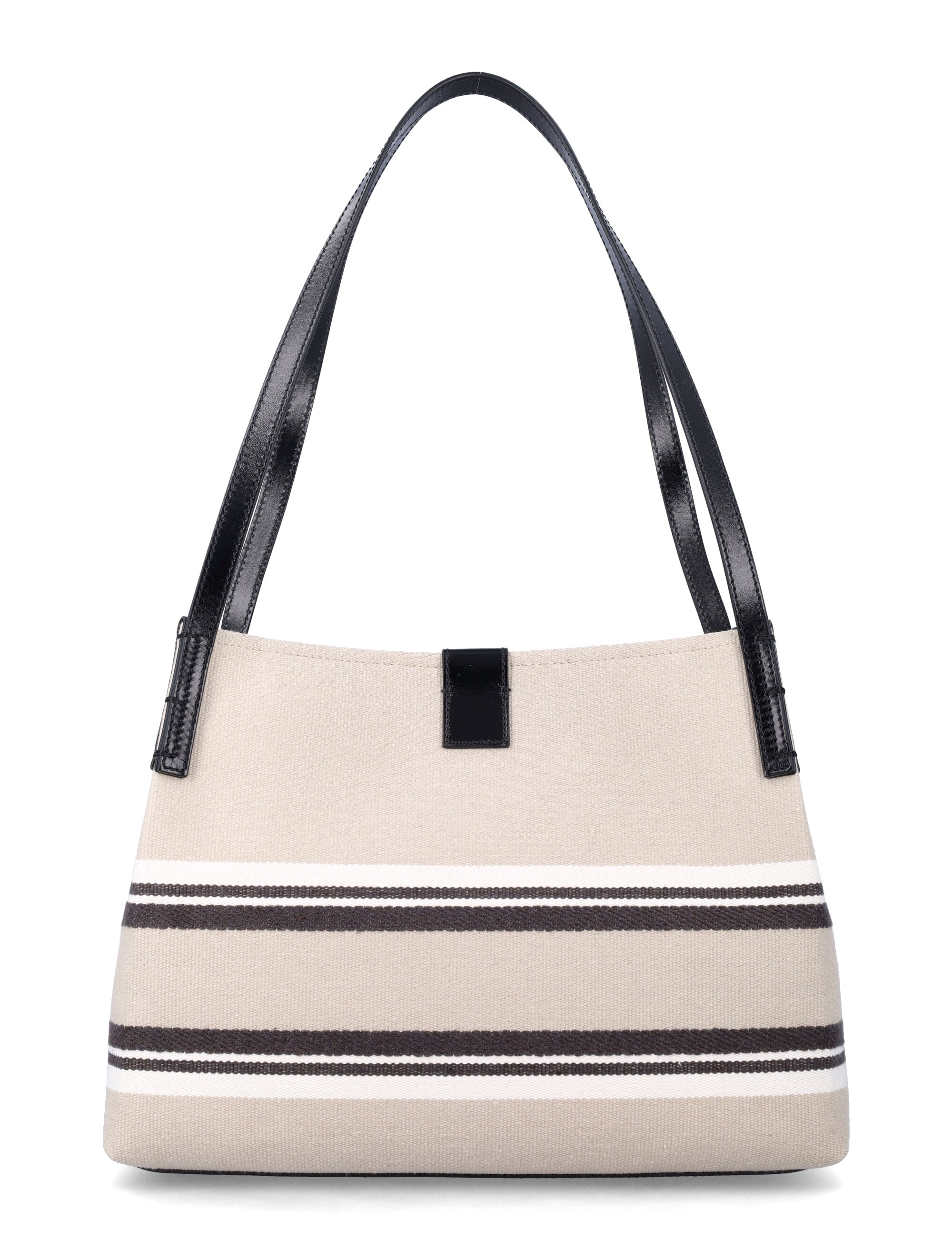 Balmain Release canvas shopper bag Beige Cotton Tote