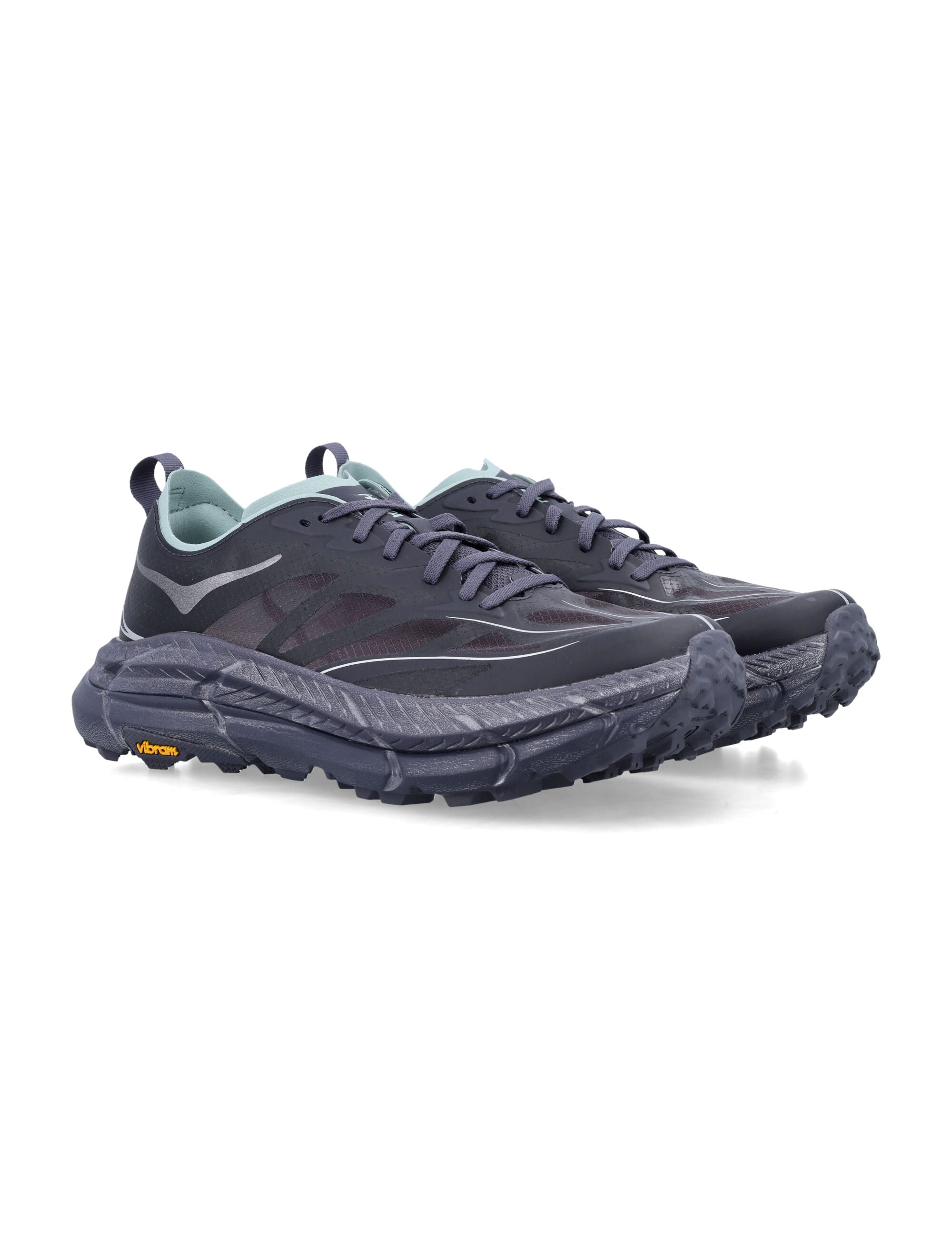 Hoka One Mafate Speed 4 Lite Sneakers Charcoal Grey Synthetic Sole
