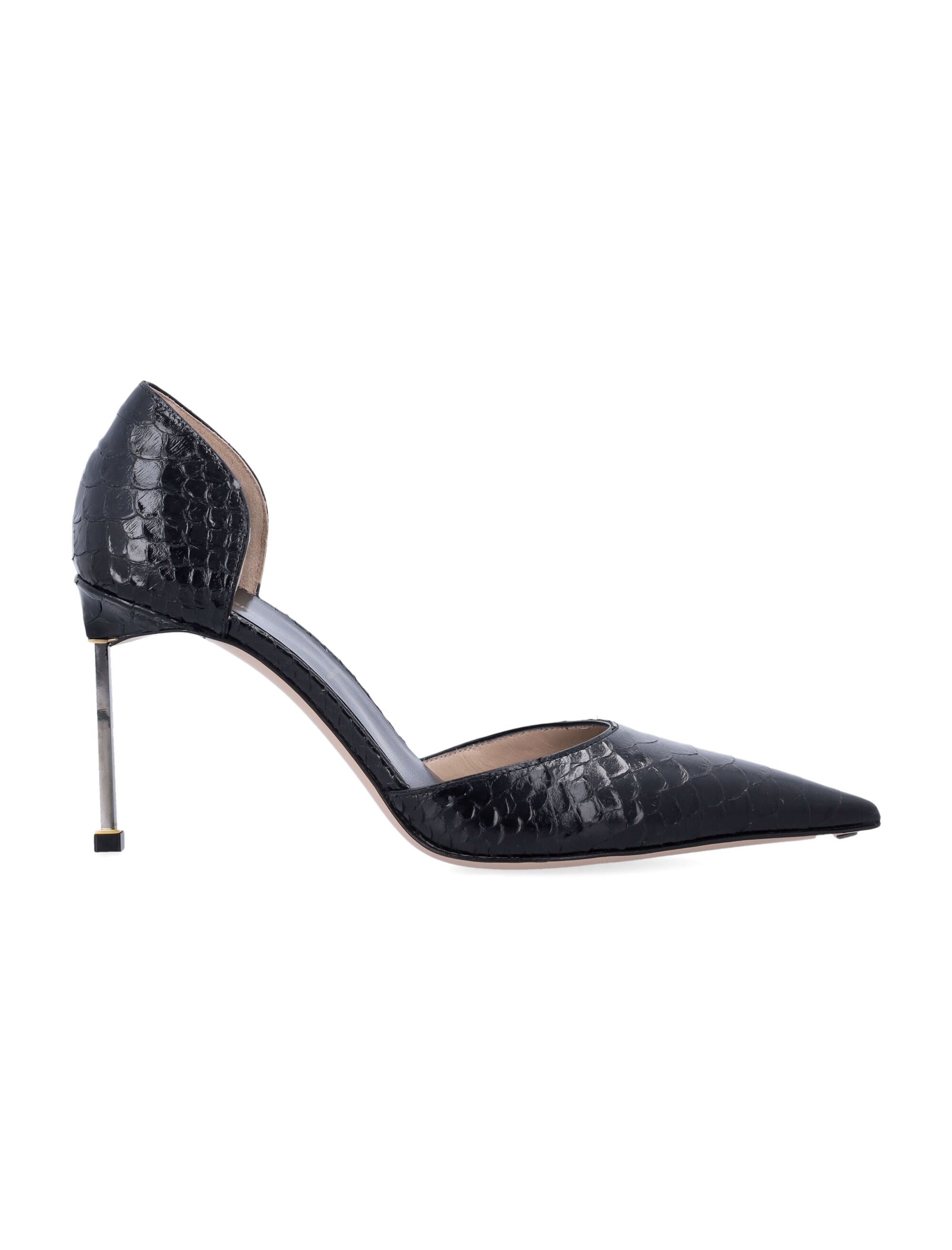 Tom Ford printed python leather Pumps Black Upper