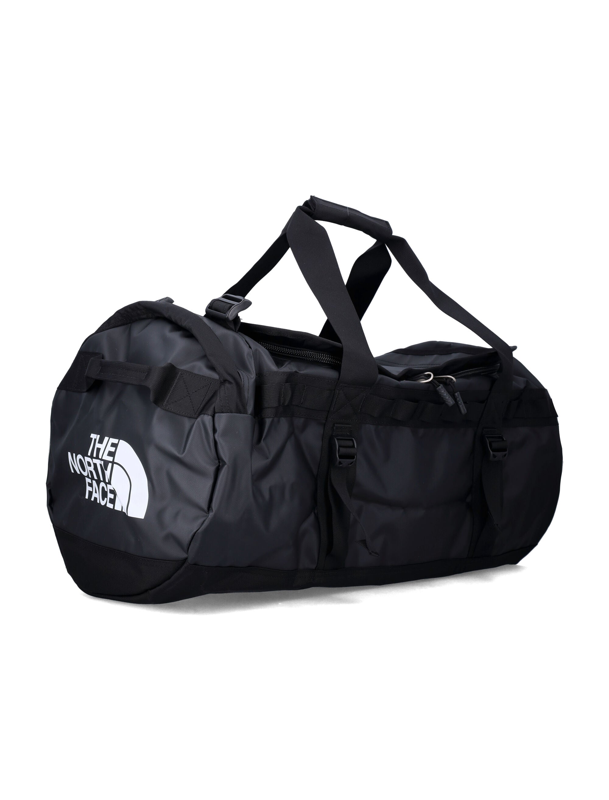 The North Face Basecamp M Duffel Bag Black Recycled Poly Tarpaulin Backpack