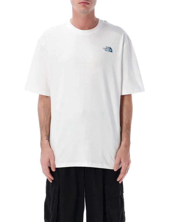 The North Face Liquid NSE Box Oversized Graphic t-shirt White Cotton Tshirt
