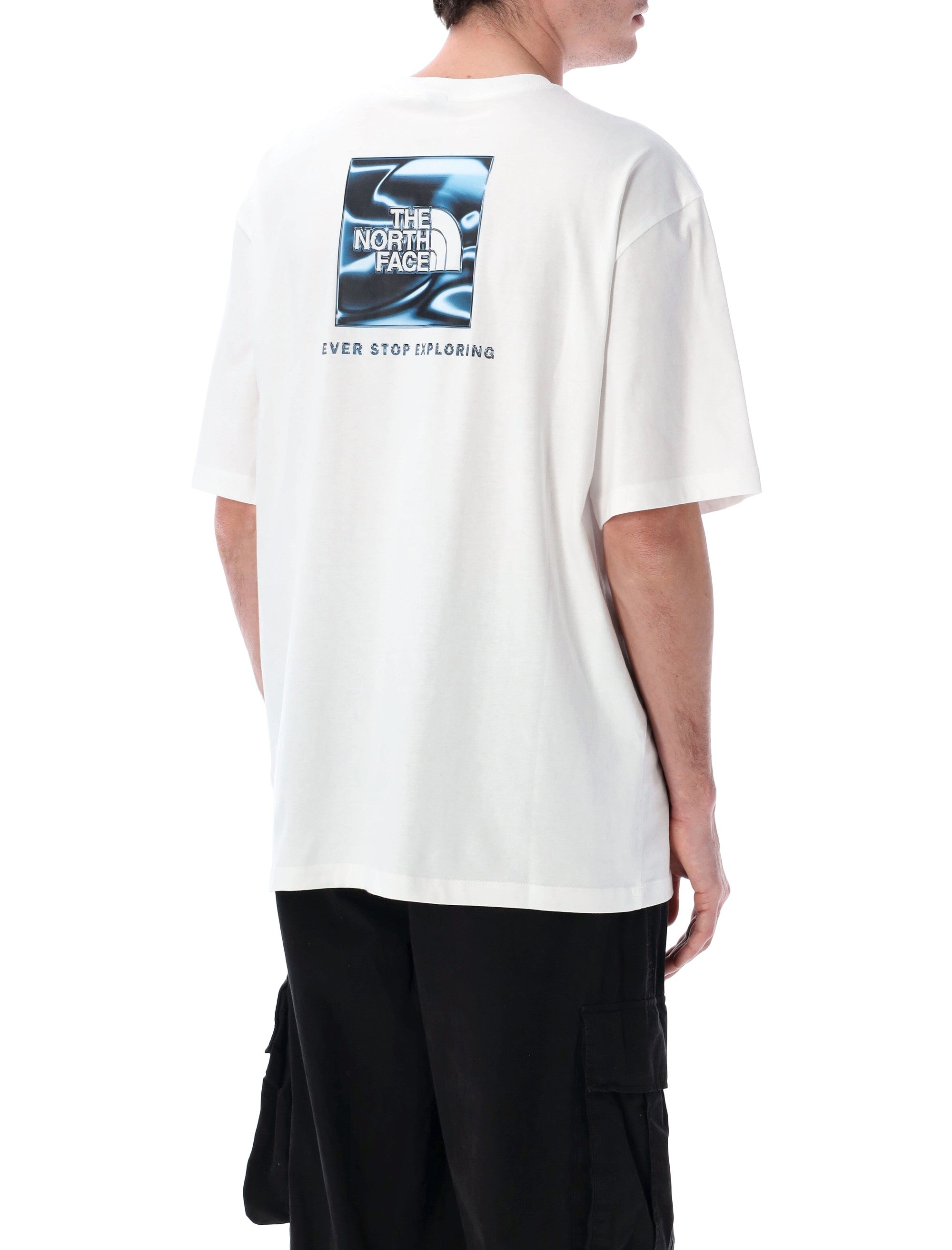 The North Face Liquid NSE Box Oversized Graphic t-shirt White Cotton Tshirt