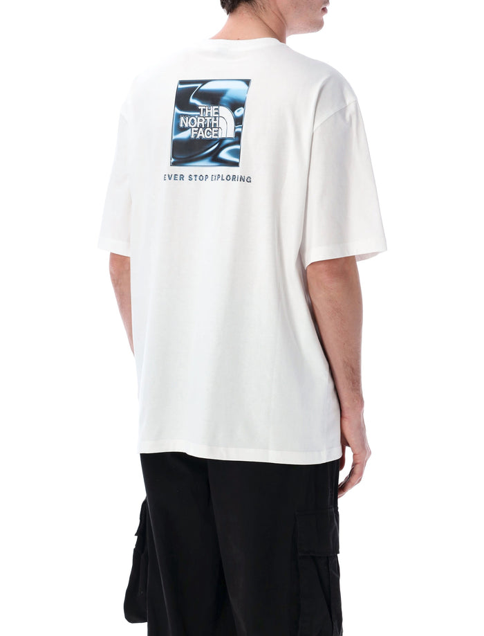 The North Face Liquid NSE Box Oversized Graphic t-shirt White Cotton Tshirt