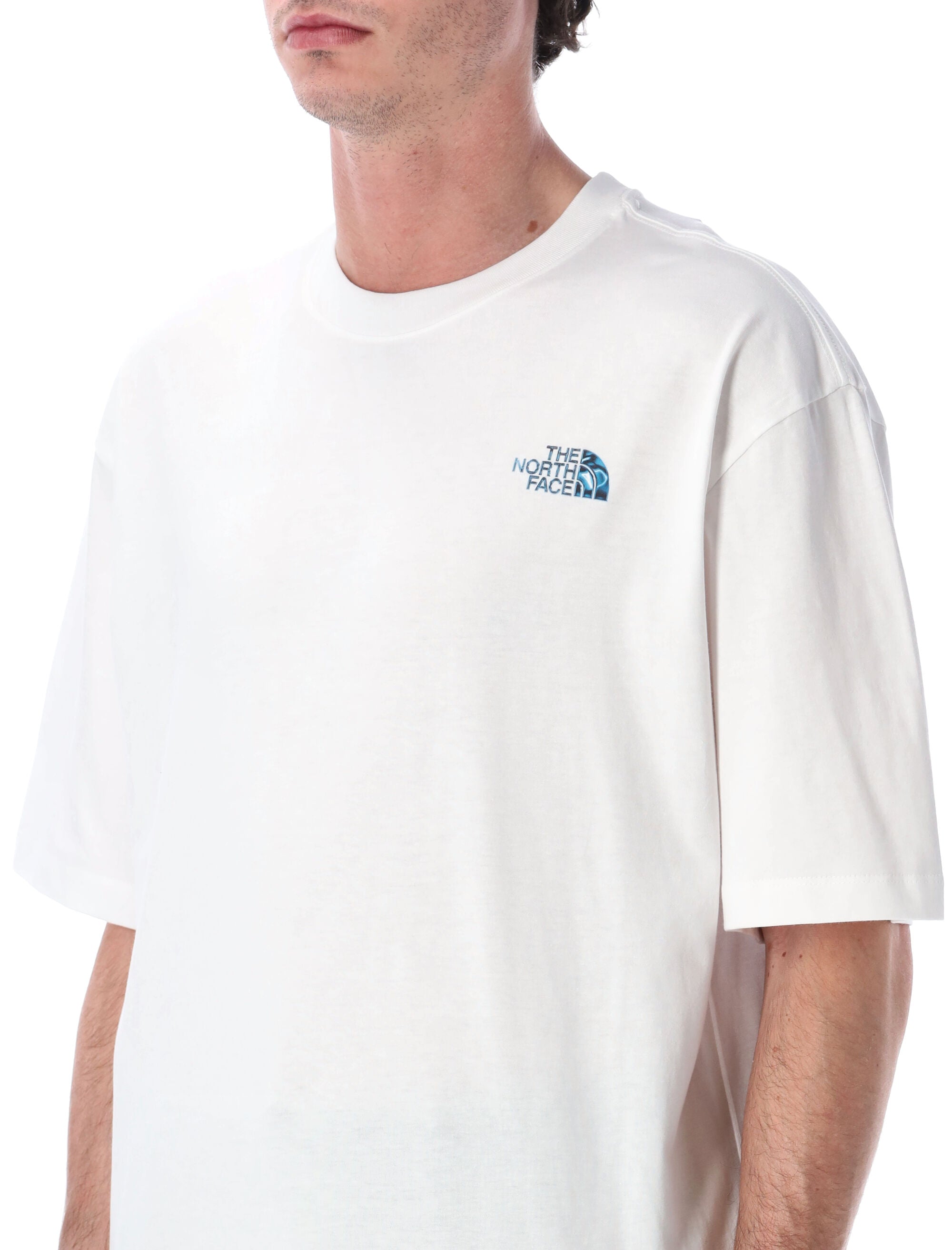 The North Face Liquid NSE Box Oversized Graphic t-shirt White Cotton Tshirt