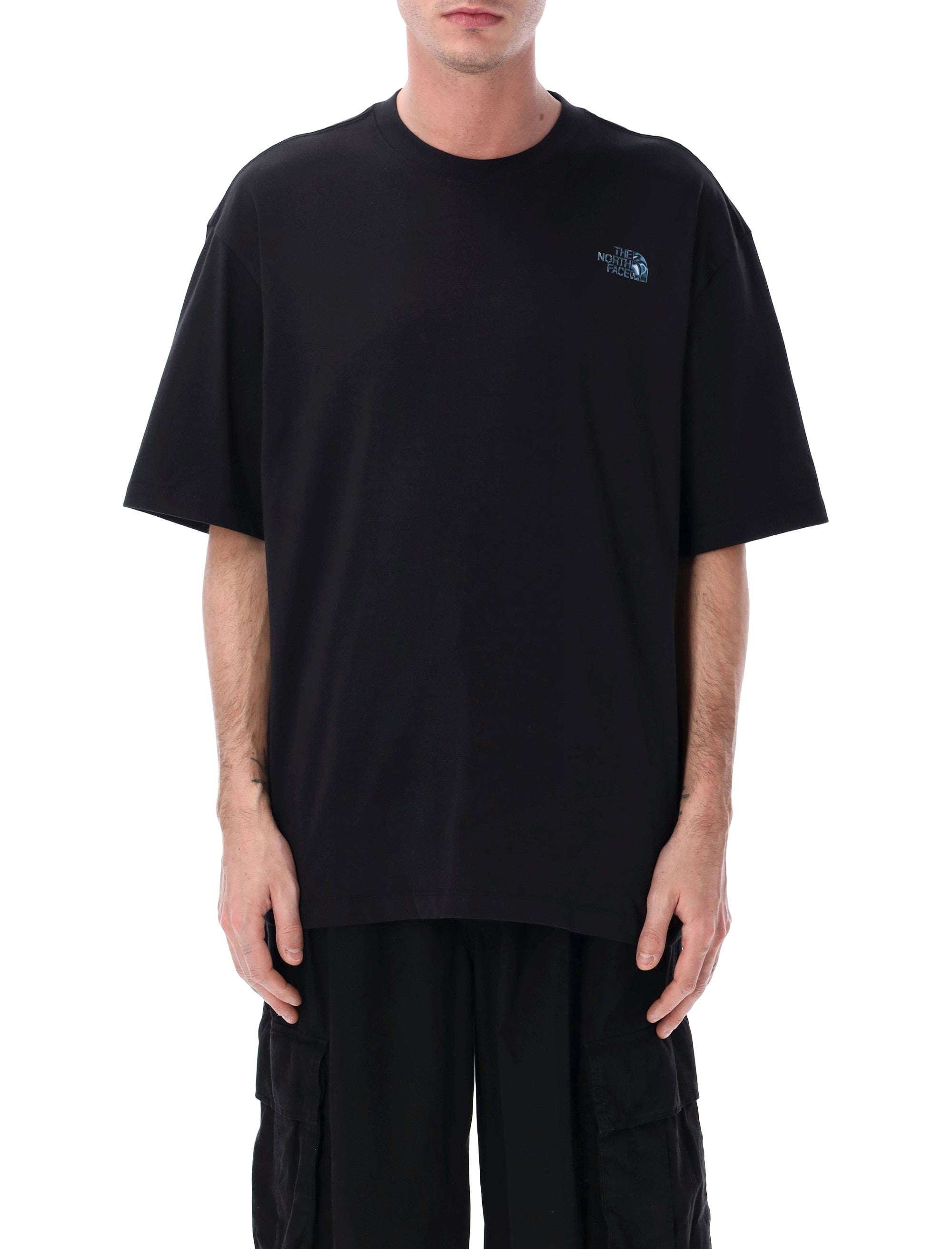 The North Face Liquid NSE Box Oversized Graphic t-shirt Black Cotton Tshirt