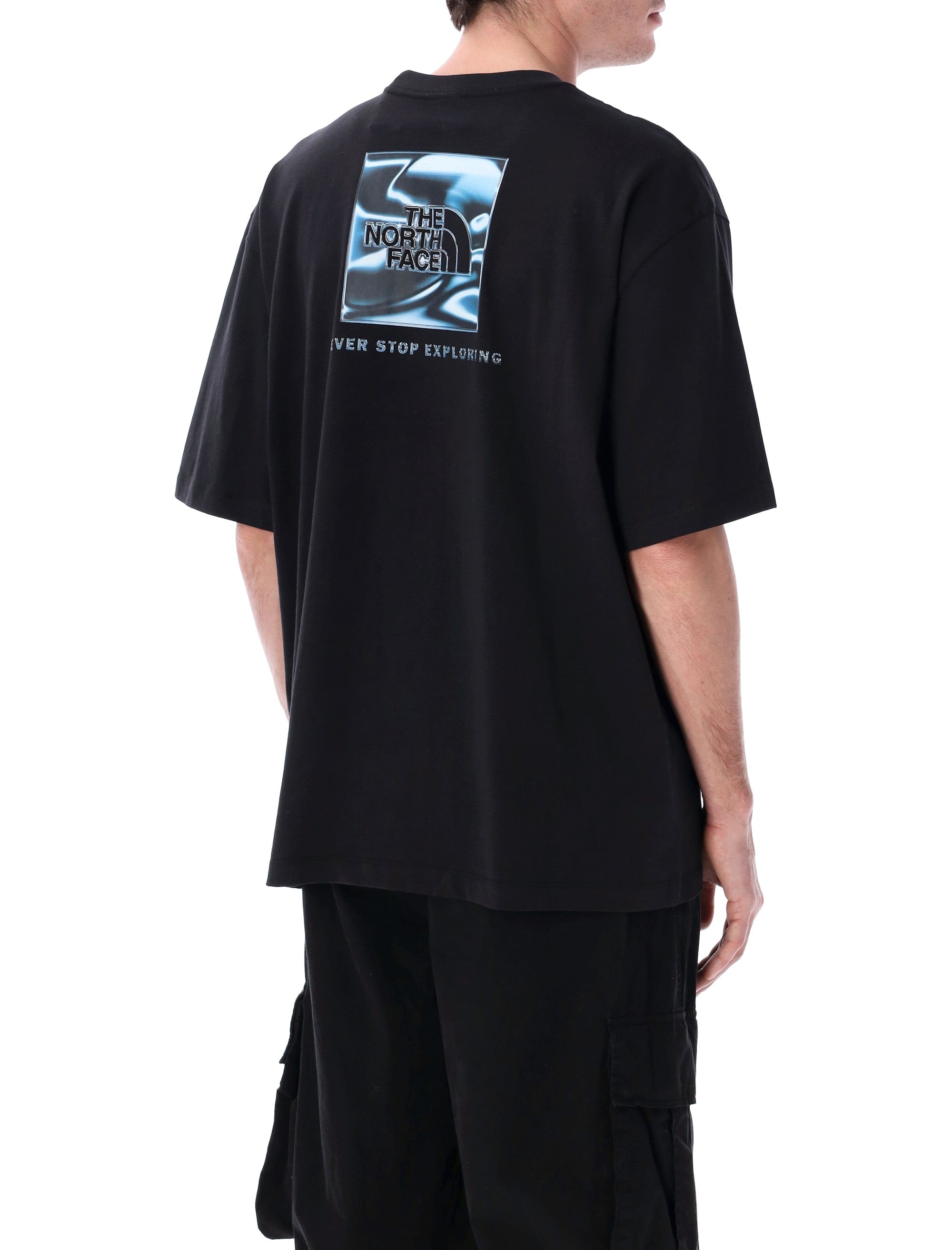 The North Face Liquid NSE Box Oversized Graphic t-shirt Black Cotton Tshirt