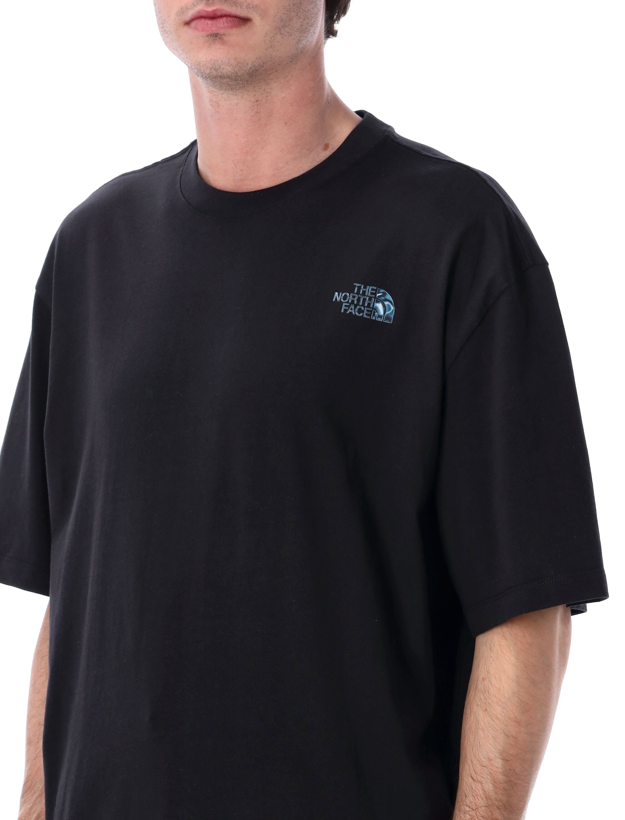 The North Face Liquid NSE Box Oversized Graphic t-shirt Black Cotton Tshirt