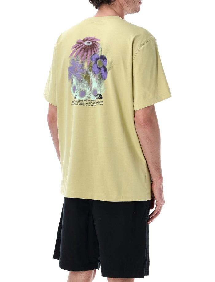 The North Face 1966 Flora Graphic Print T-Shirt Green Cotton