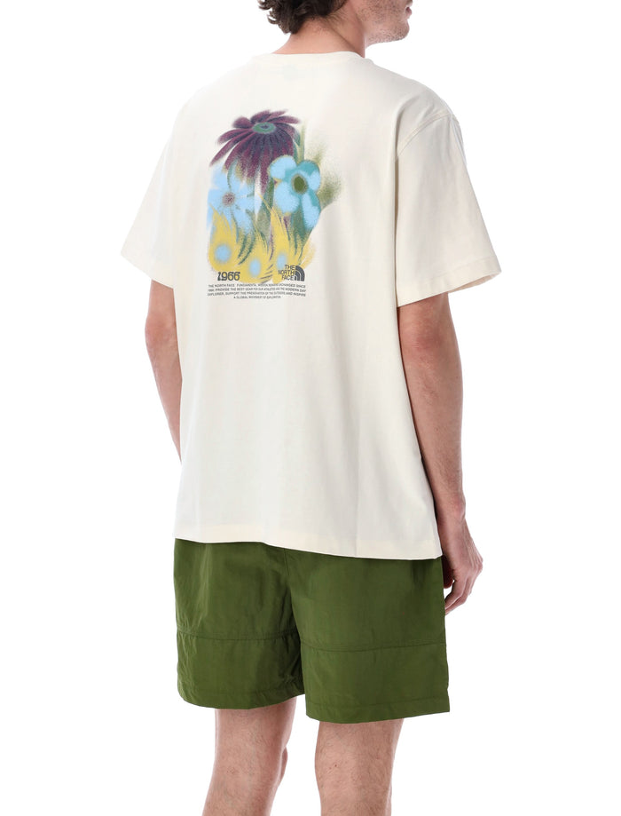 The North Face 1966 Flora Graphic Print T-Shirt White Cotton