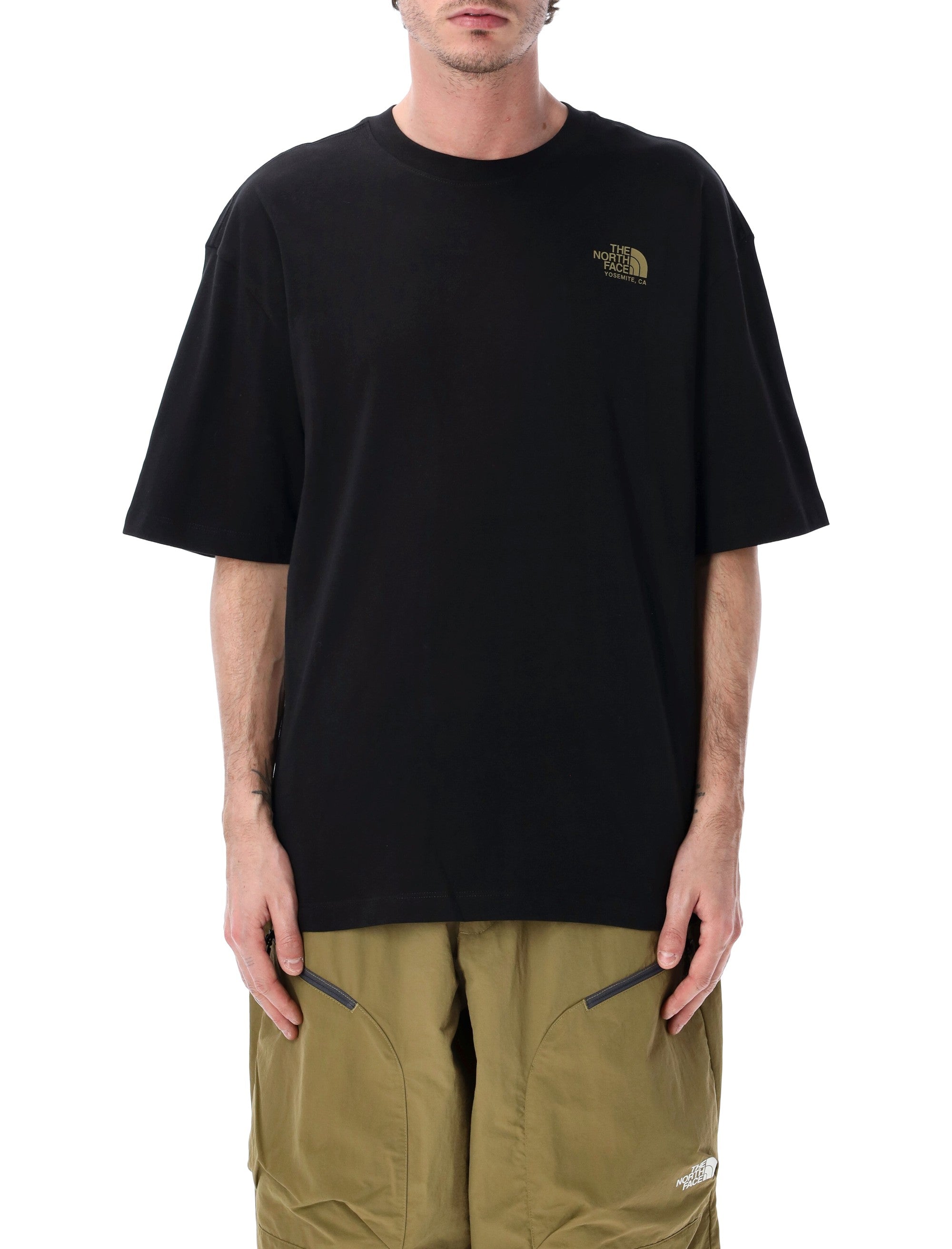 The North Face Plant & Flora Oversized T-Shirt Black Cotton