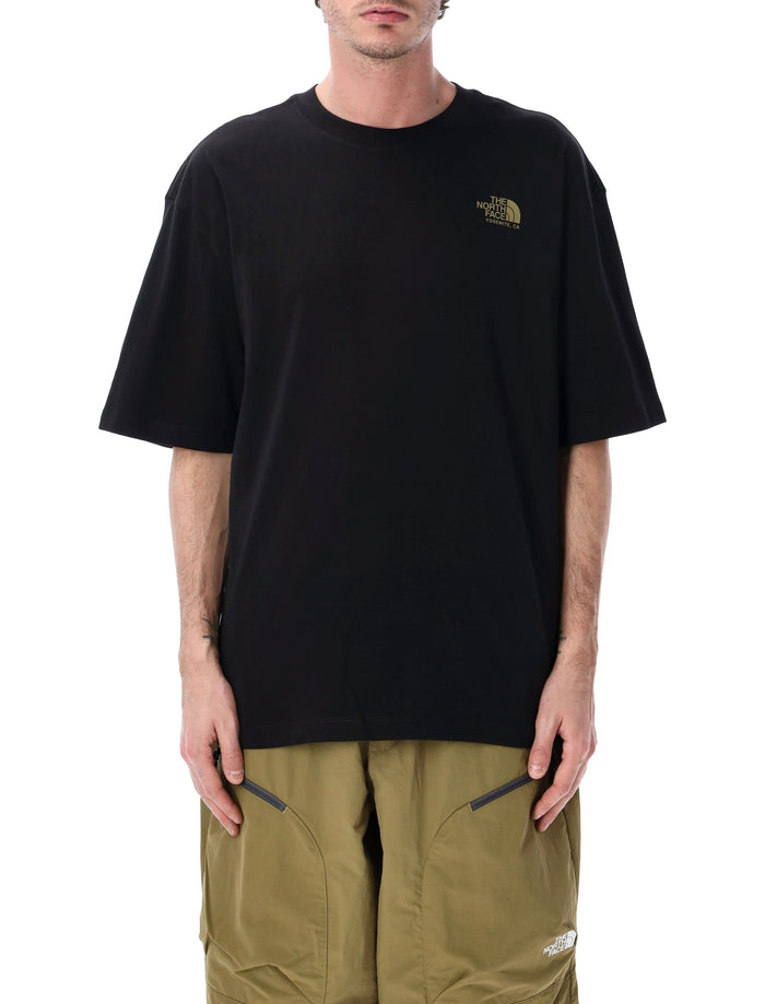 The North Face Plant & Flora Oversized T-Shirt Black Cotton