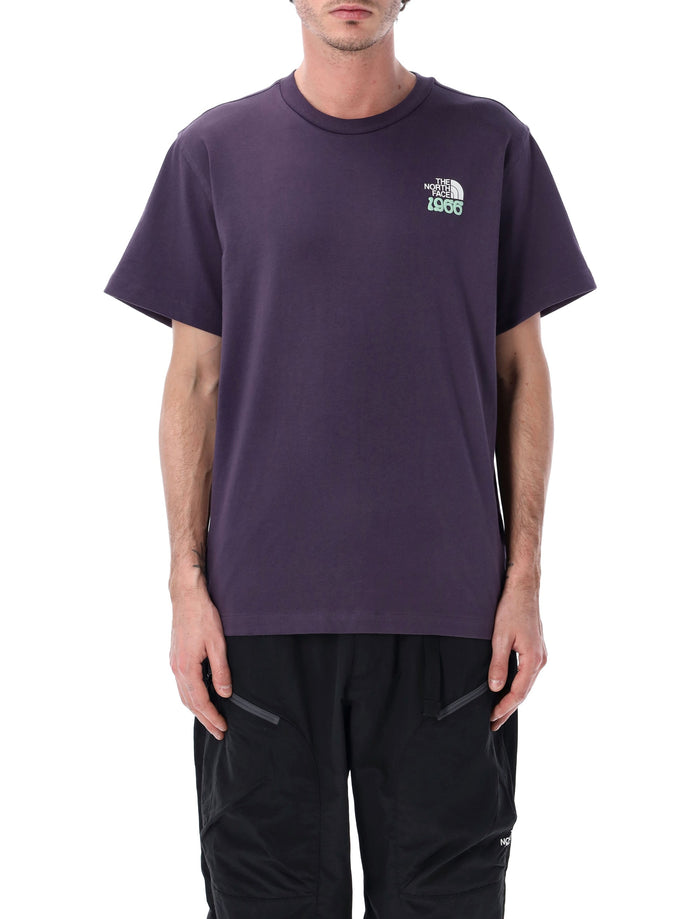 The North Face 1966 Tnf Relaxed Graphic T-Shirt Purple Cotton