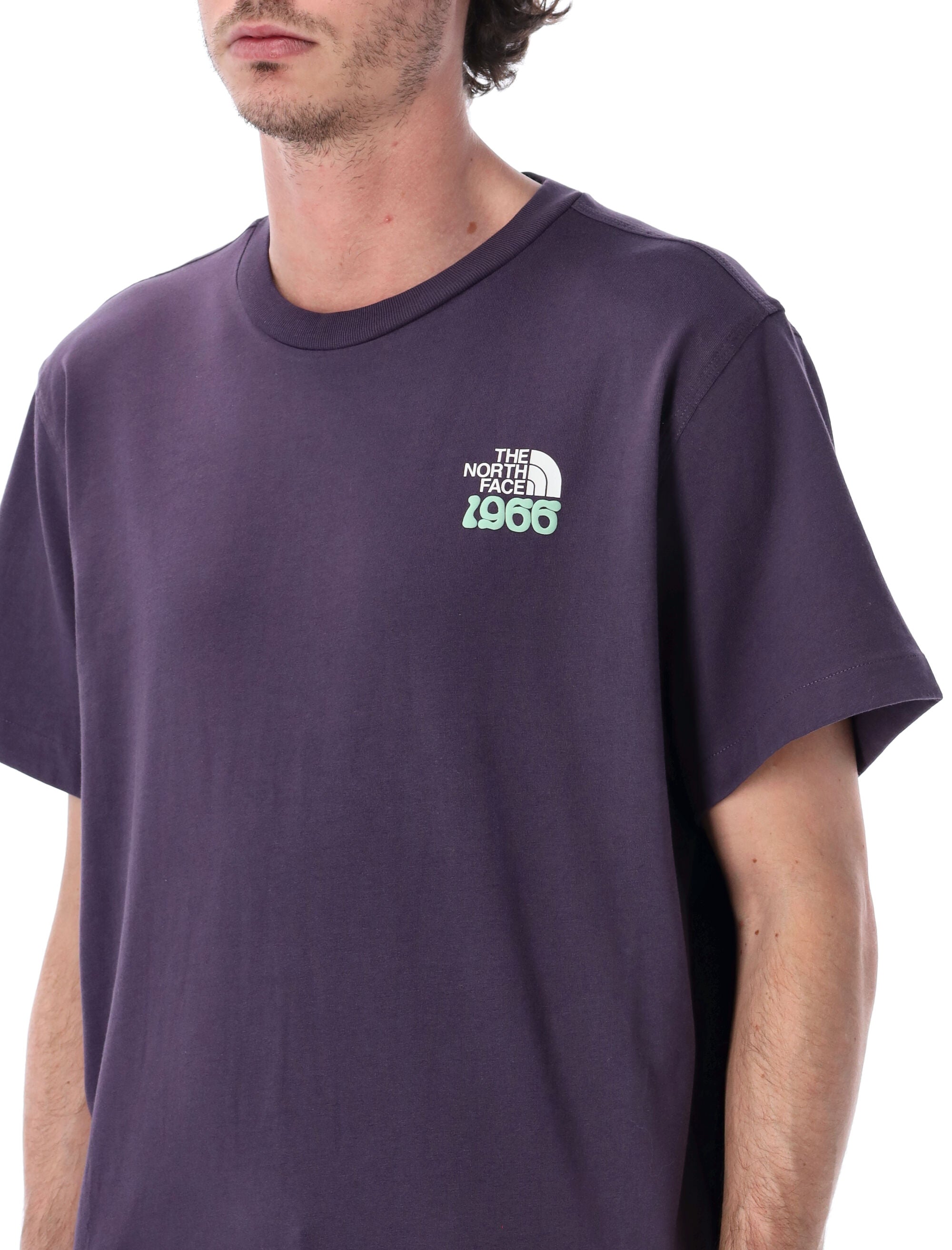 The North Face 1966 Tnf Relaxed Graphic T-Shirt Purple Cotton