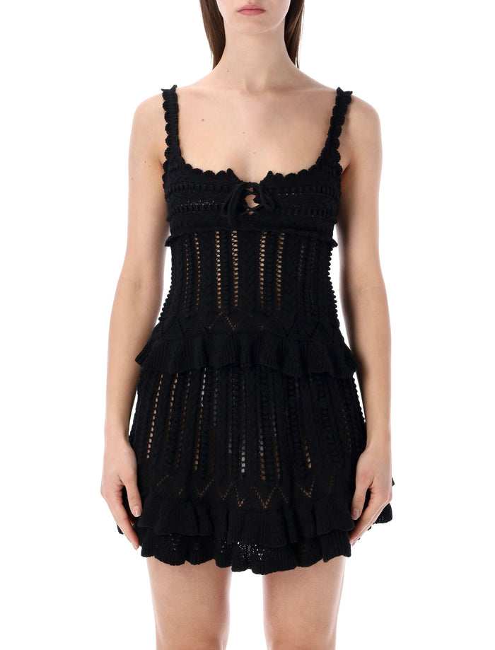 Marant Étoile Neves frilly tank top Black Cotton