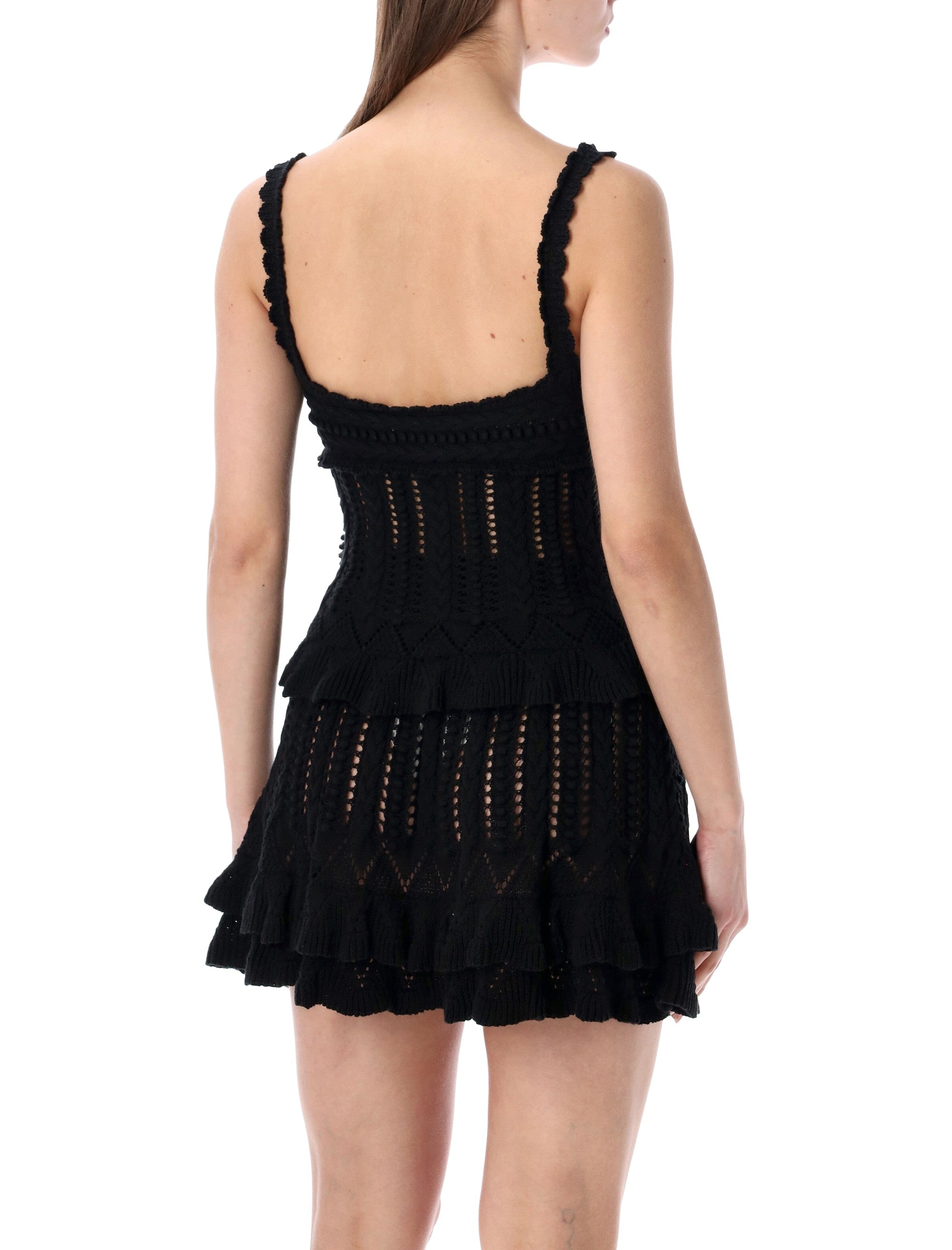 Marant Étoile Neves frilly tank top Black Cotton