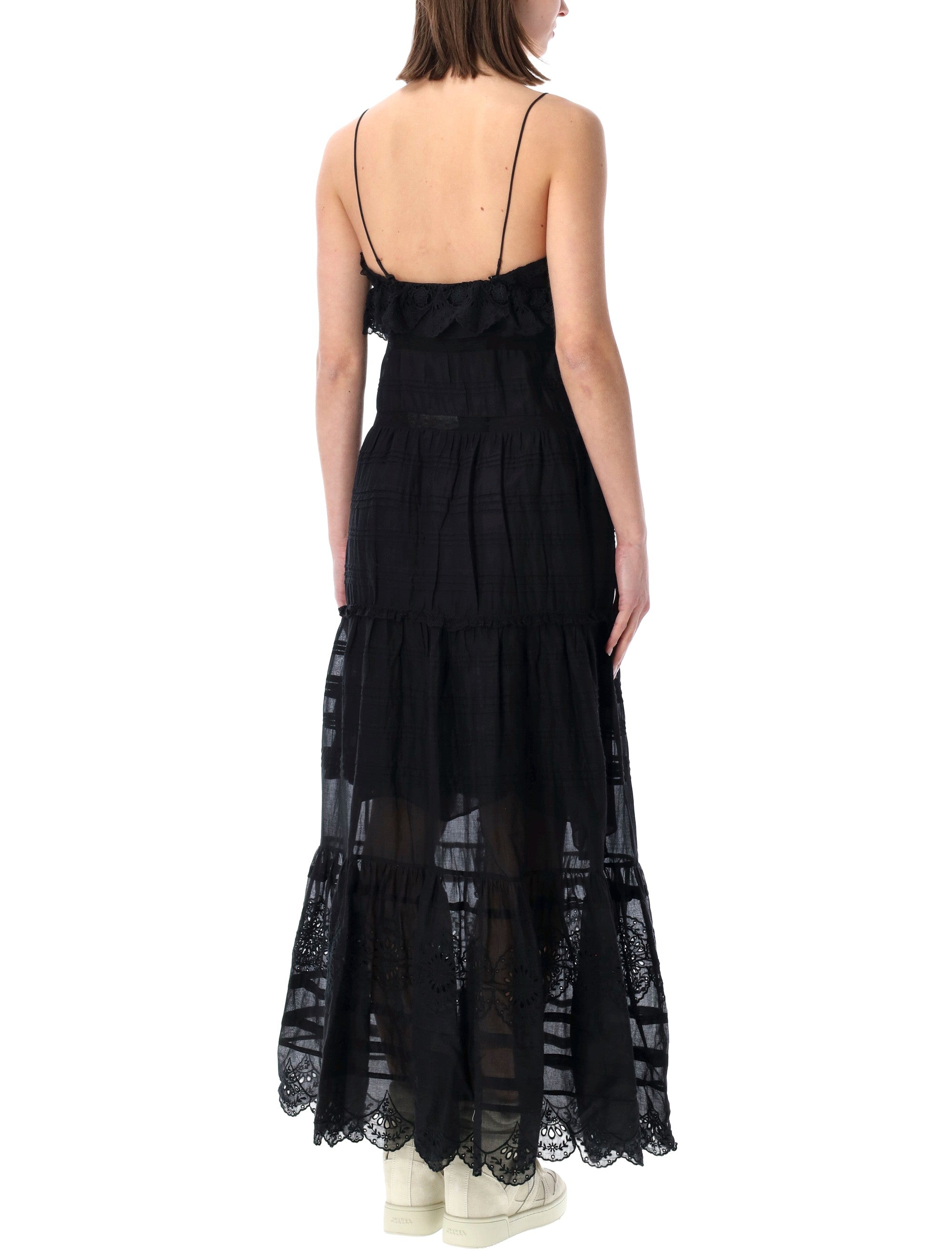 Marant Étoile Paule lace dress Black Cotton