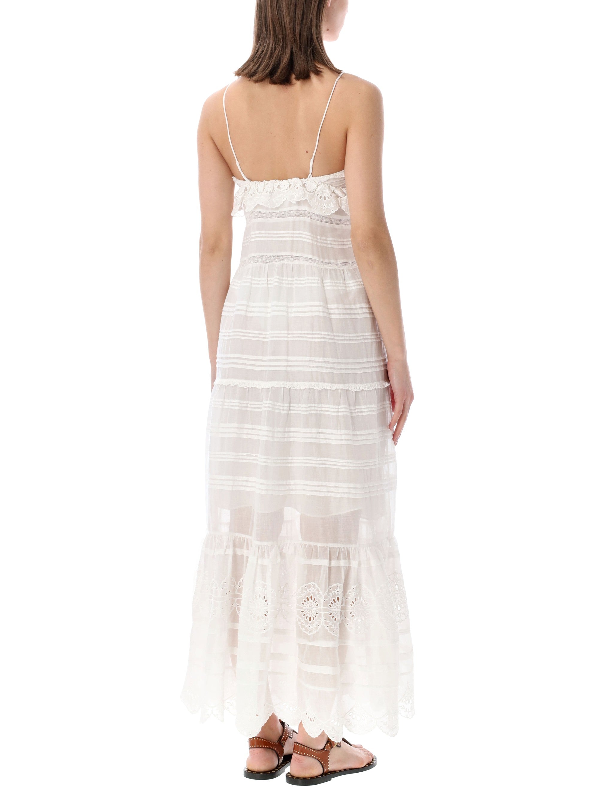 Marant Étoile Paule lace dress White Cotton