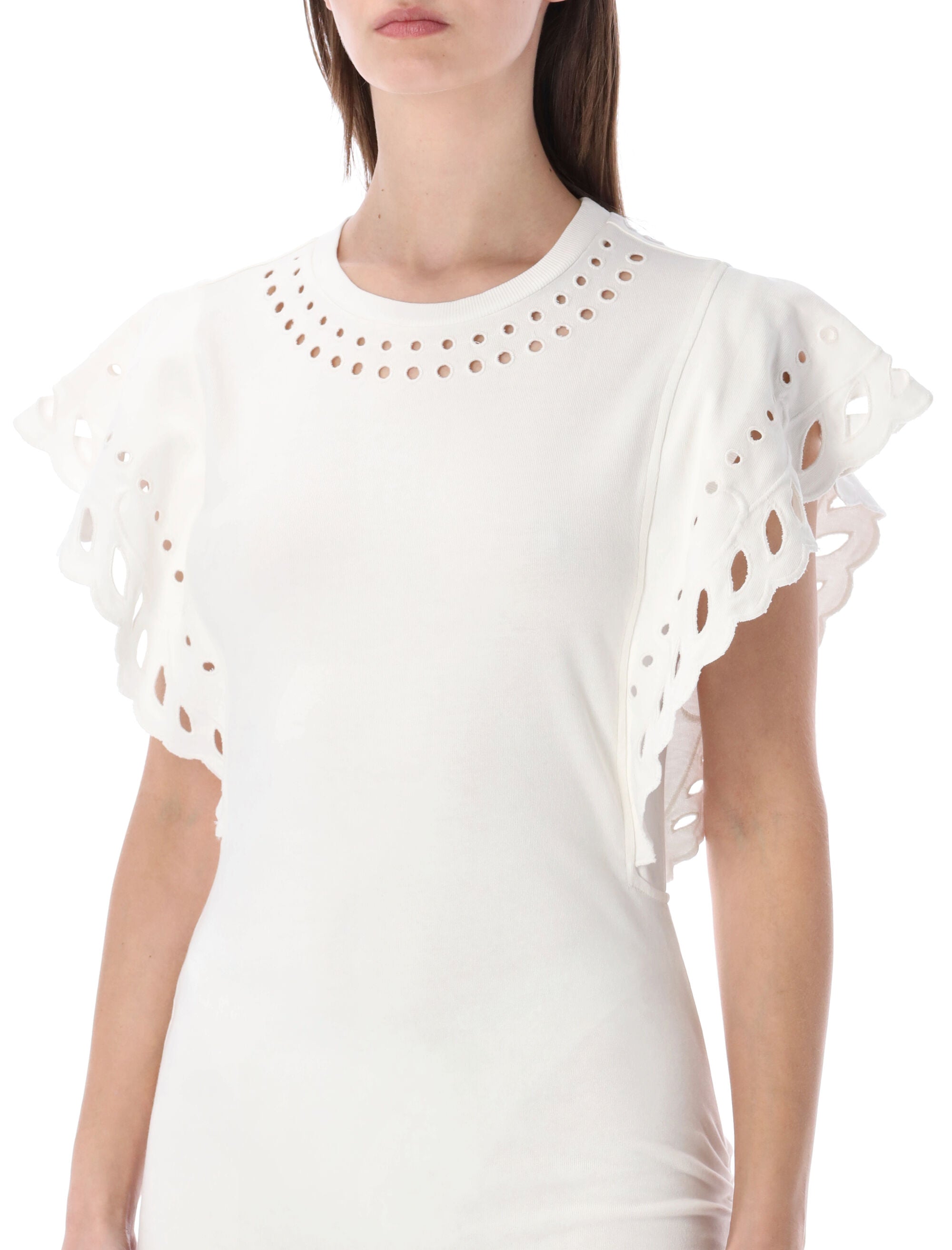 Marant Étoile Orlane cotton dress Ecru