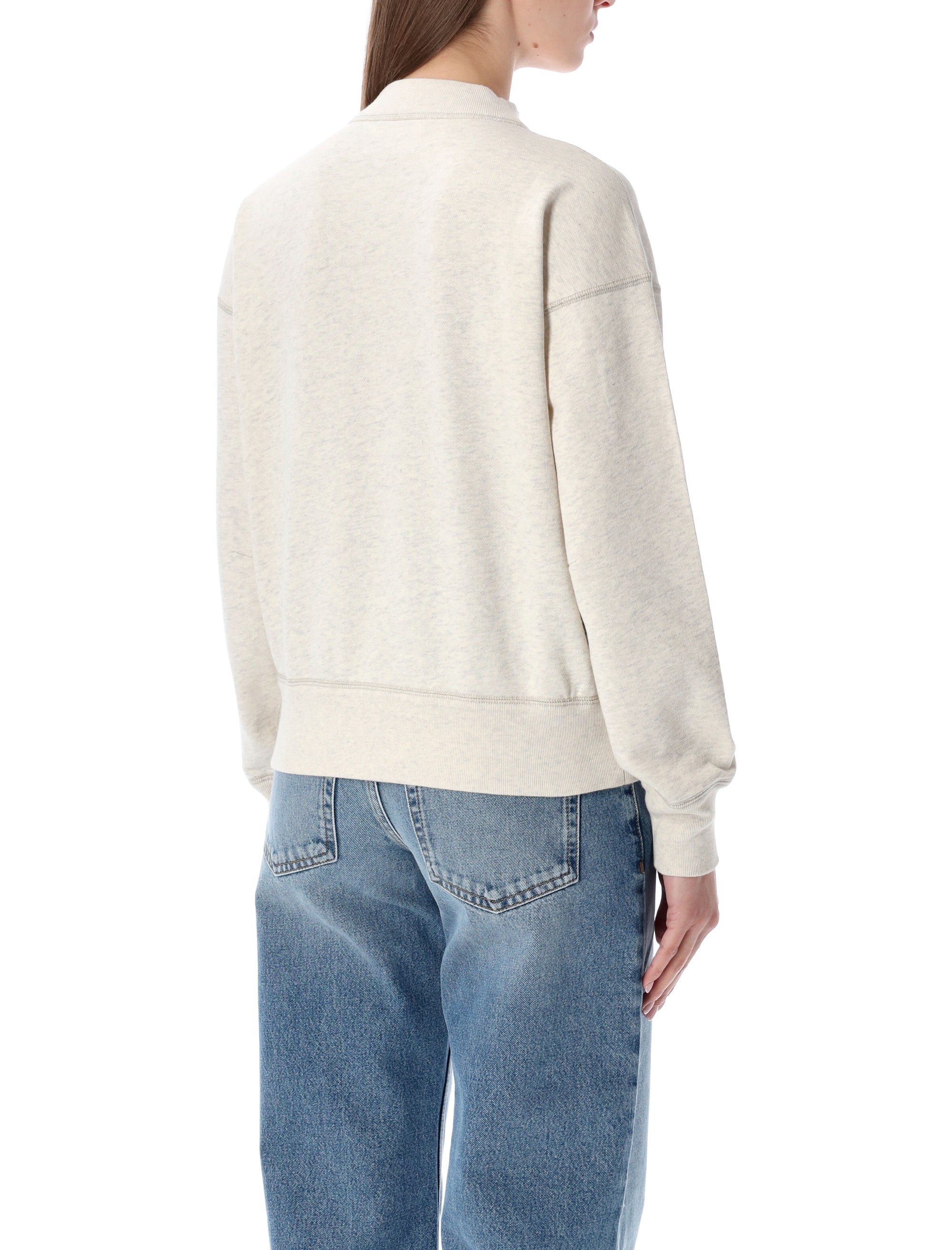 Marant Étoile Moby cotton sweatshirt ecru Brown
