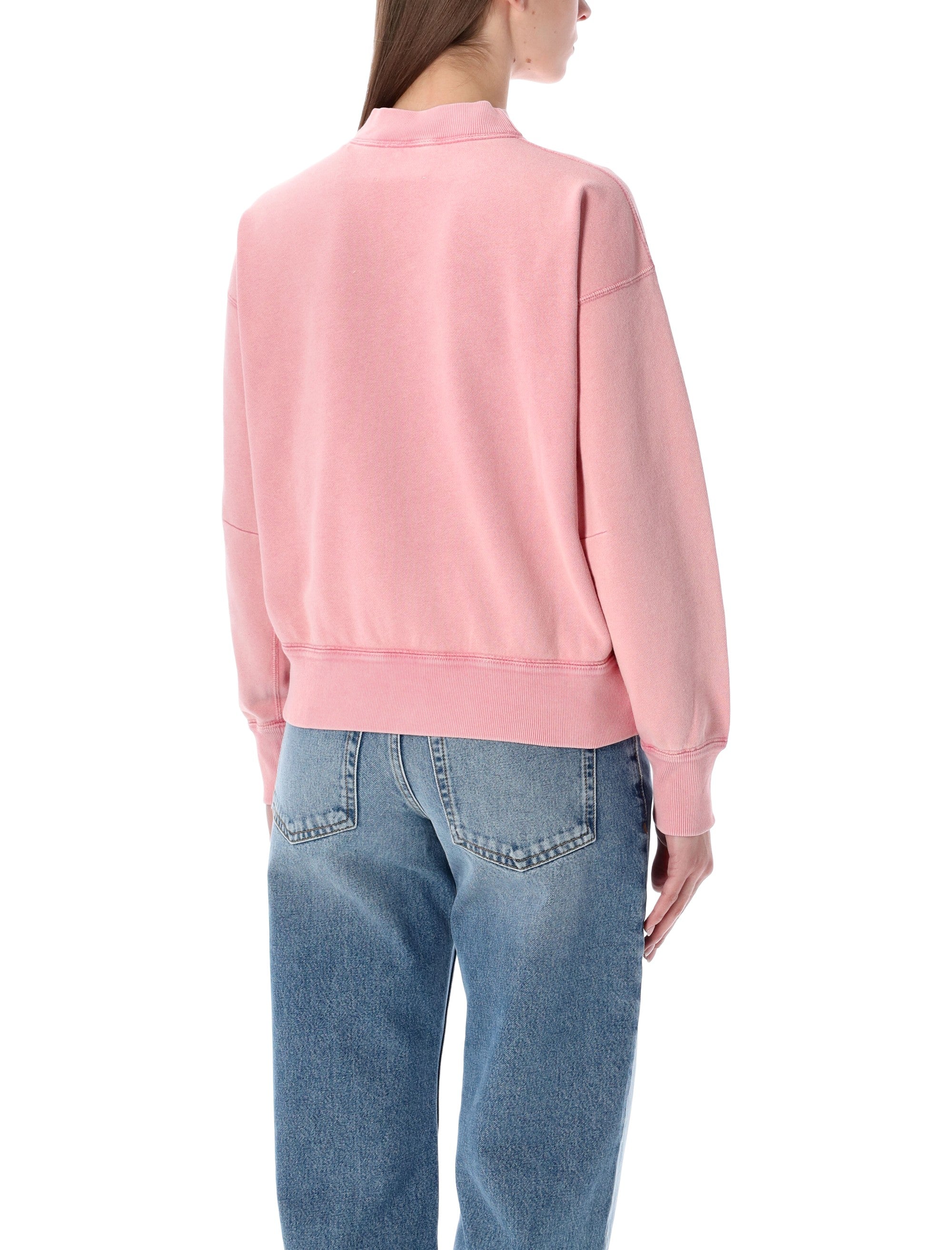 Marant Étoile Moby cotton sweatshirt Bubblegum
