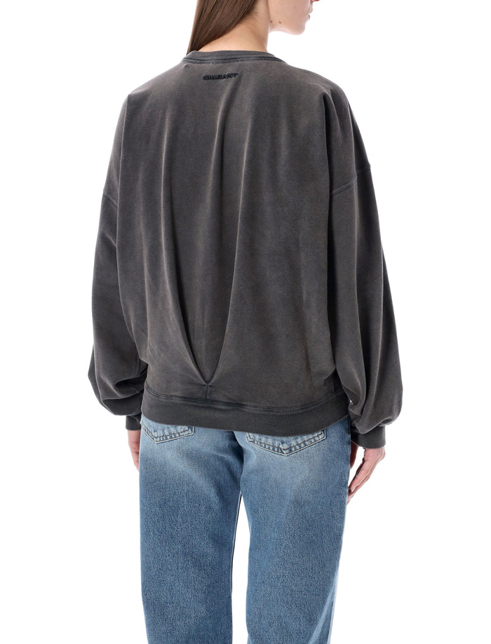Marant Étoile Sauria cotton sweatshirt Faded Black