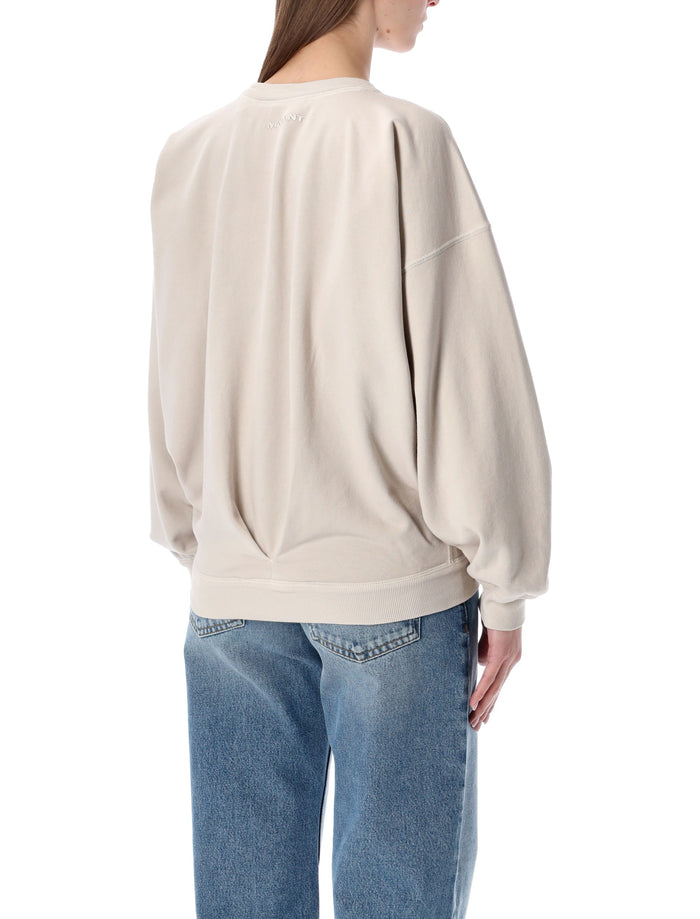Marant Étoile Sauria cotton sweatshirt Beige