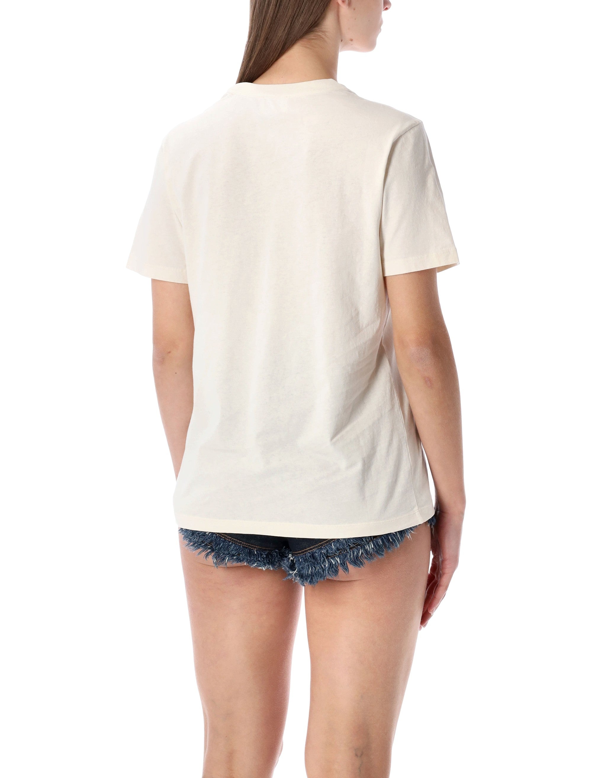 Marant Étoile Zewel cotton t-shirt Ecru