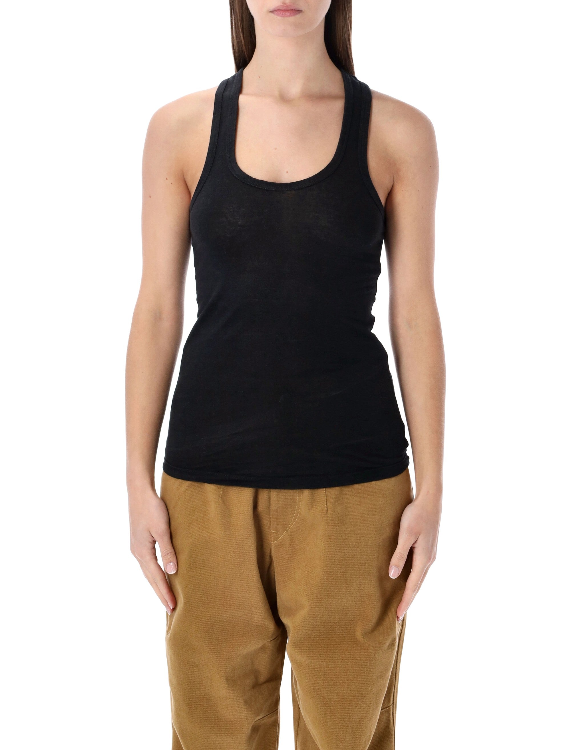 Marant Étoile Thea linen tank Black