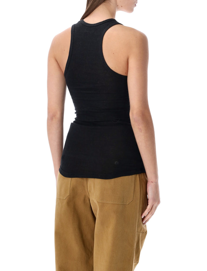 Marant Étoile Thea linen tank Black