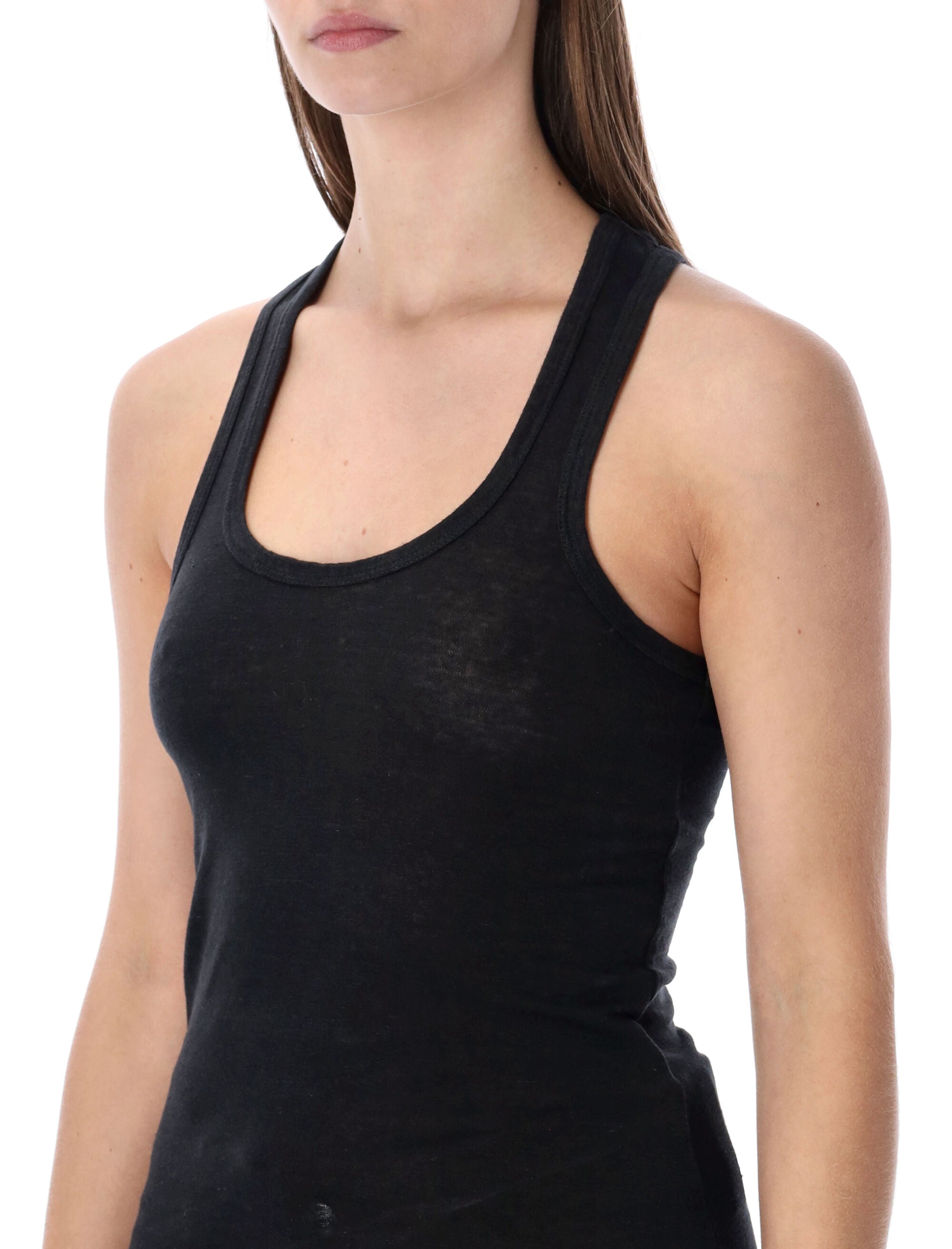 Marant Étoile Thea linen tank Black