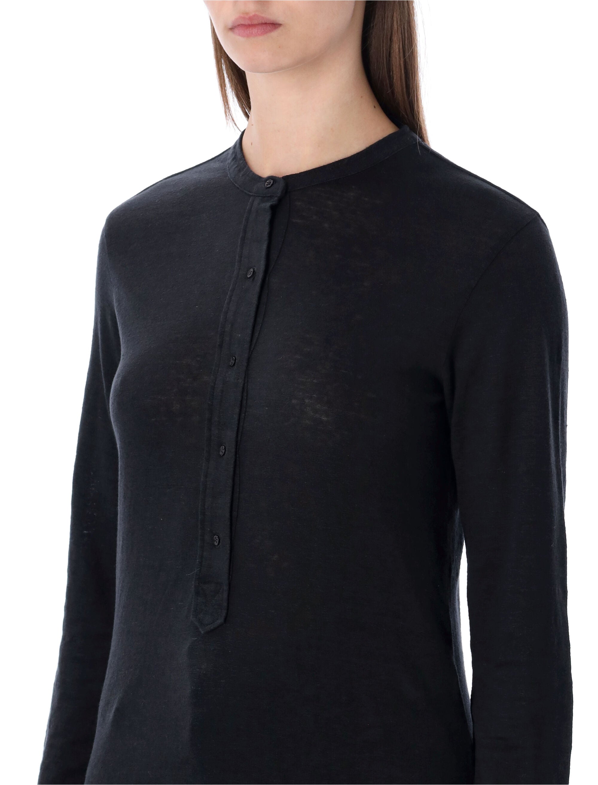 Marant Étoile Lucy linen t-shirt Black