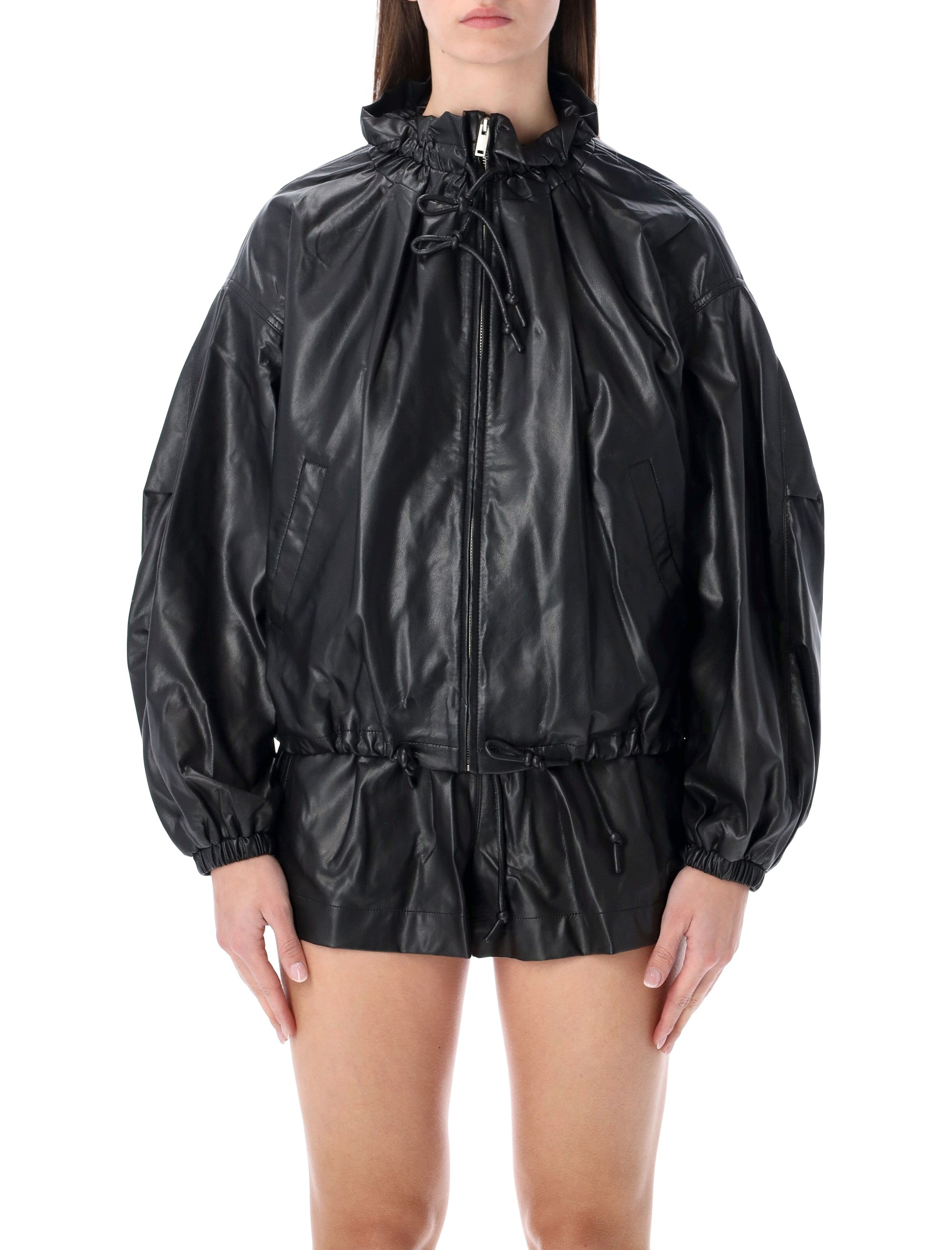Marant Étoile Neela faux leather jacket Black Polyurethane