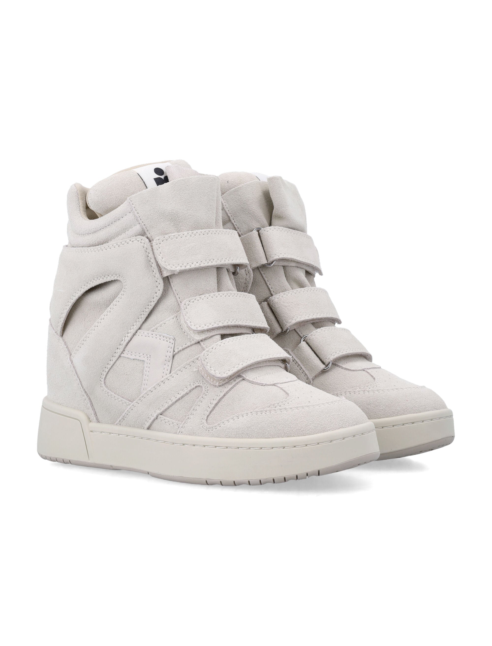 Isabel Marant IM3 high-top wedge womans sneakers Ecru Cowhide Sole