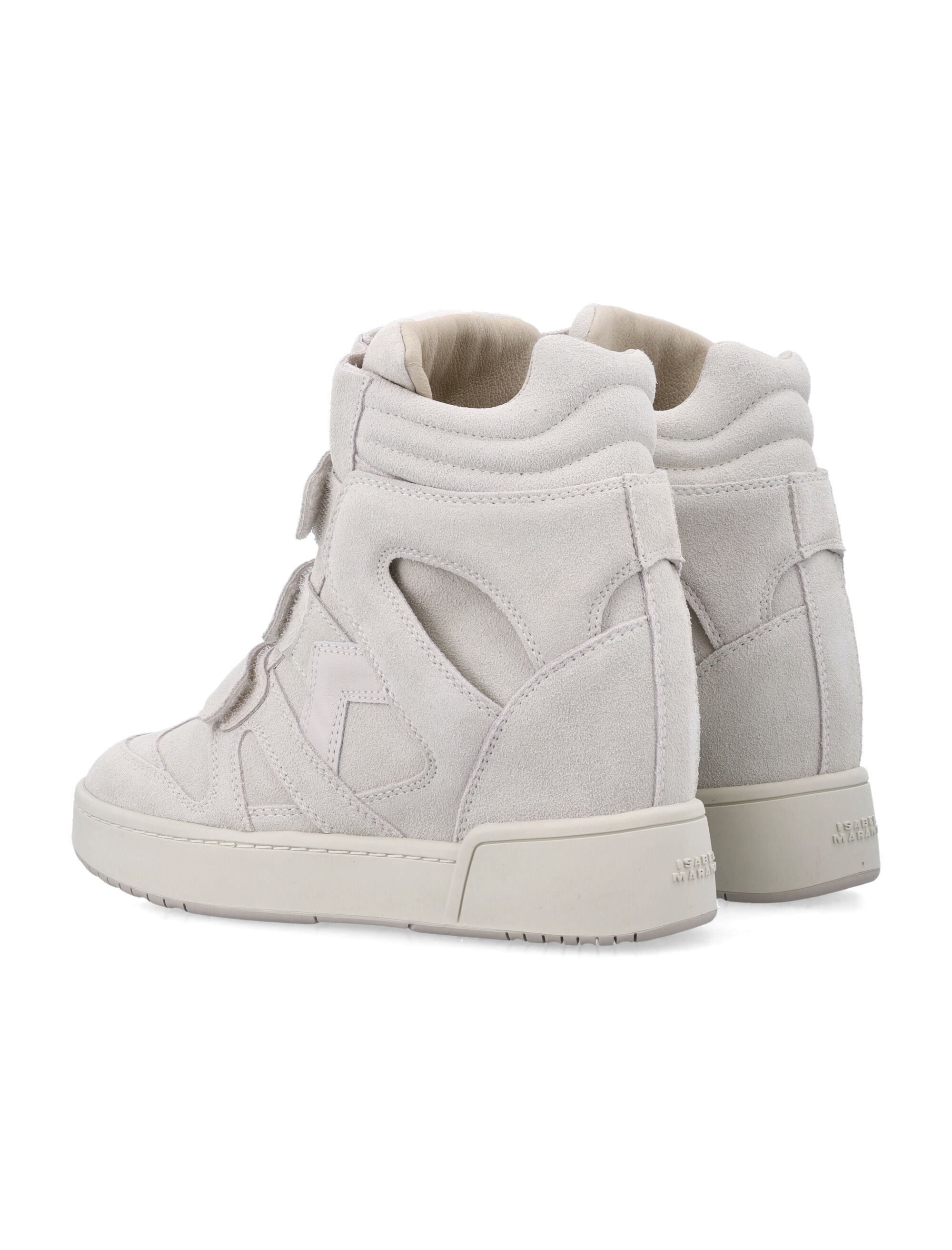 Isabel Marant IM3 high-top wedge womans sneakers Ecru Cowhide Sole