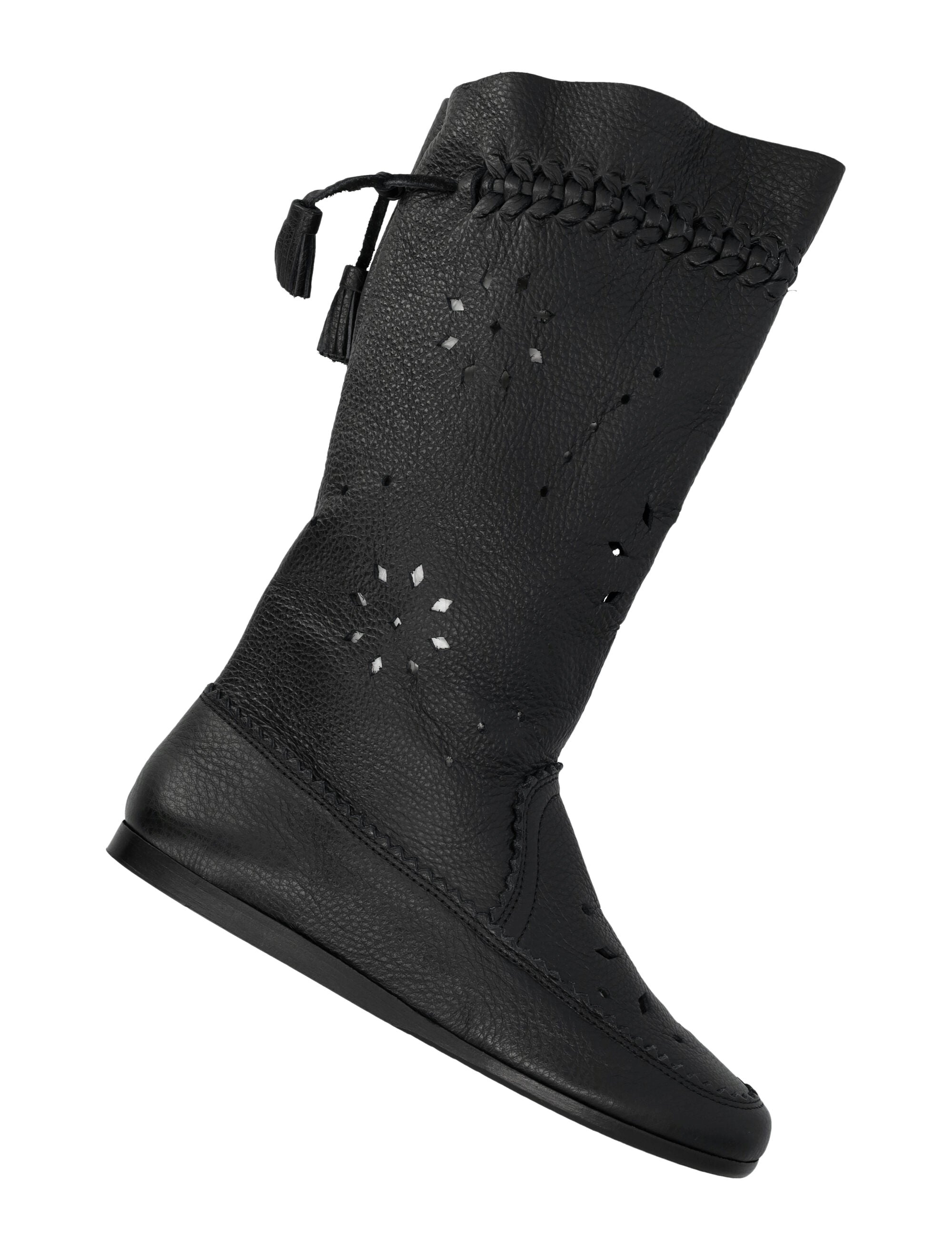 Isabel Marant Welky black leather boots Cowhide